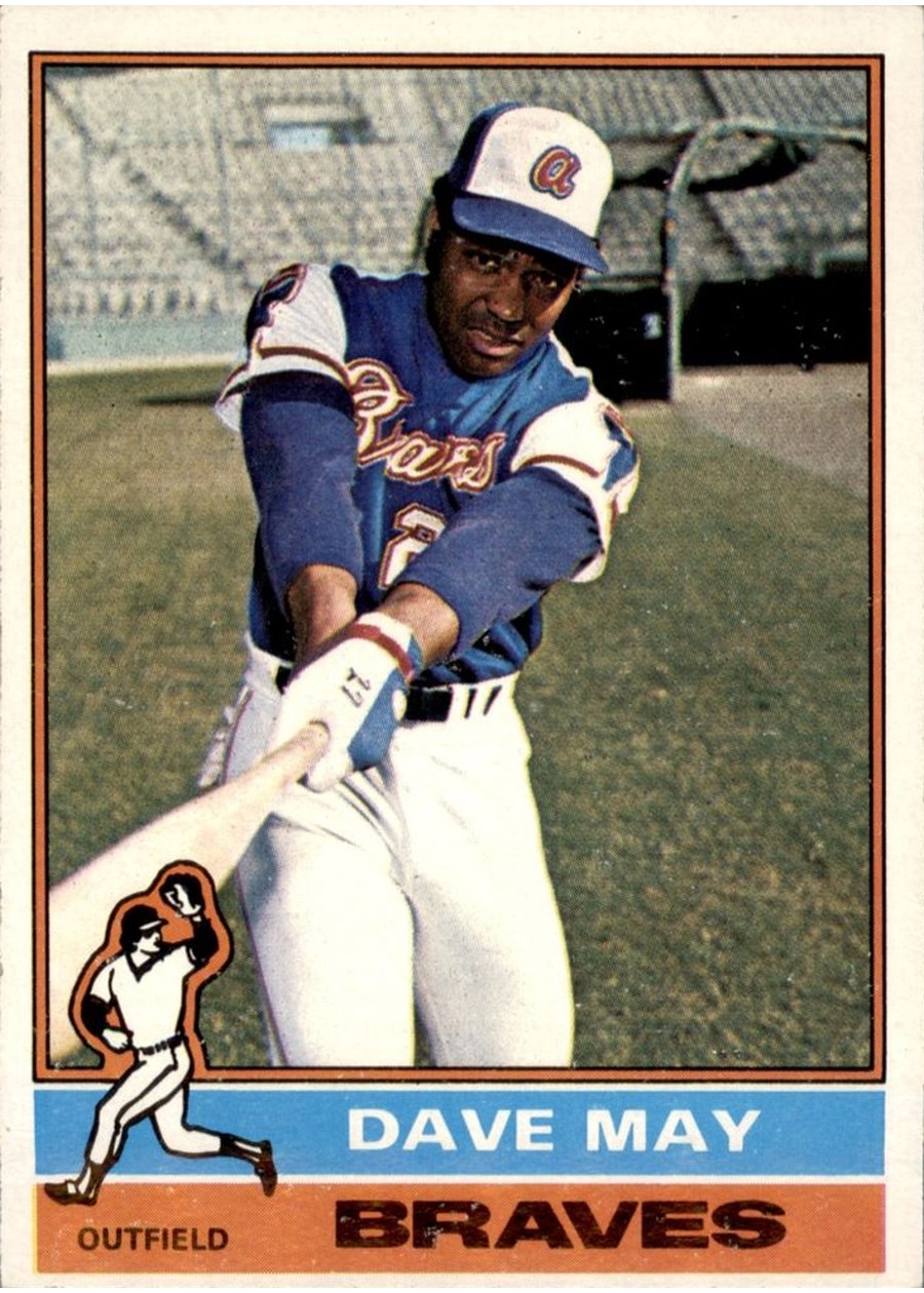 1976 Topps #281 Dave May, Atlanta Braves