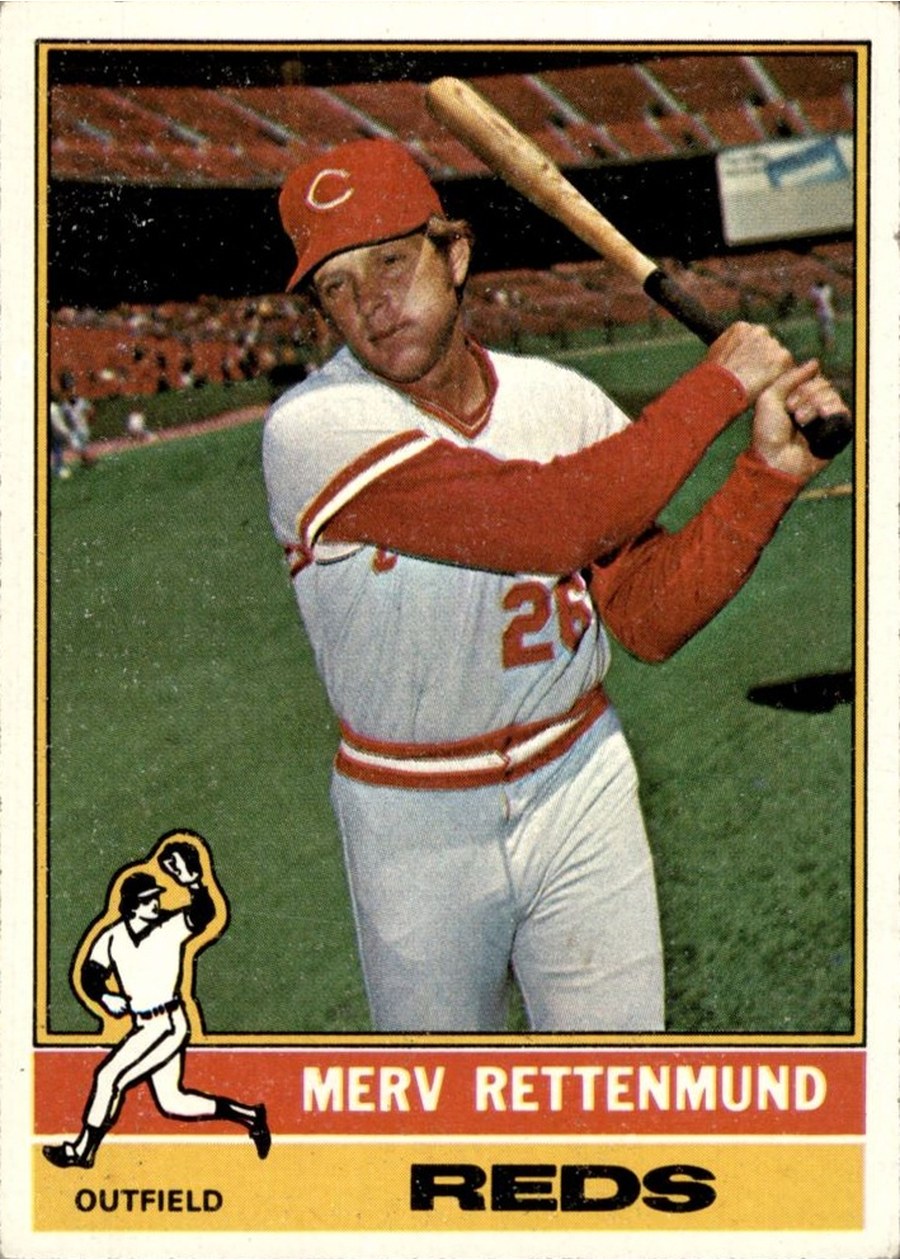 1976 Topps #283 Merv Rettenmund, Cincinnati Reds
