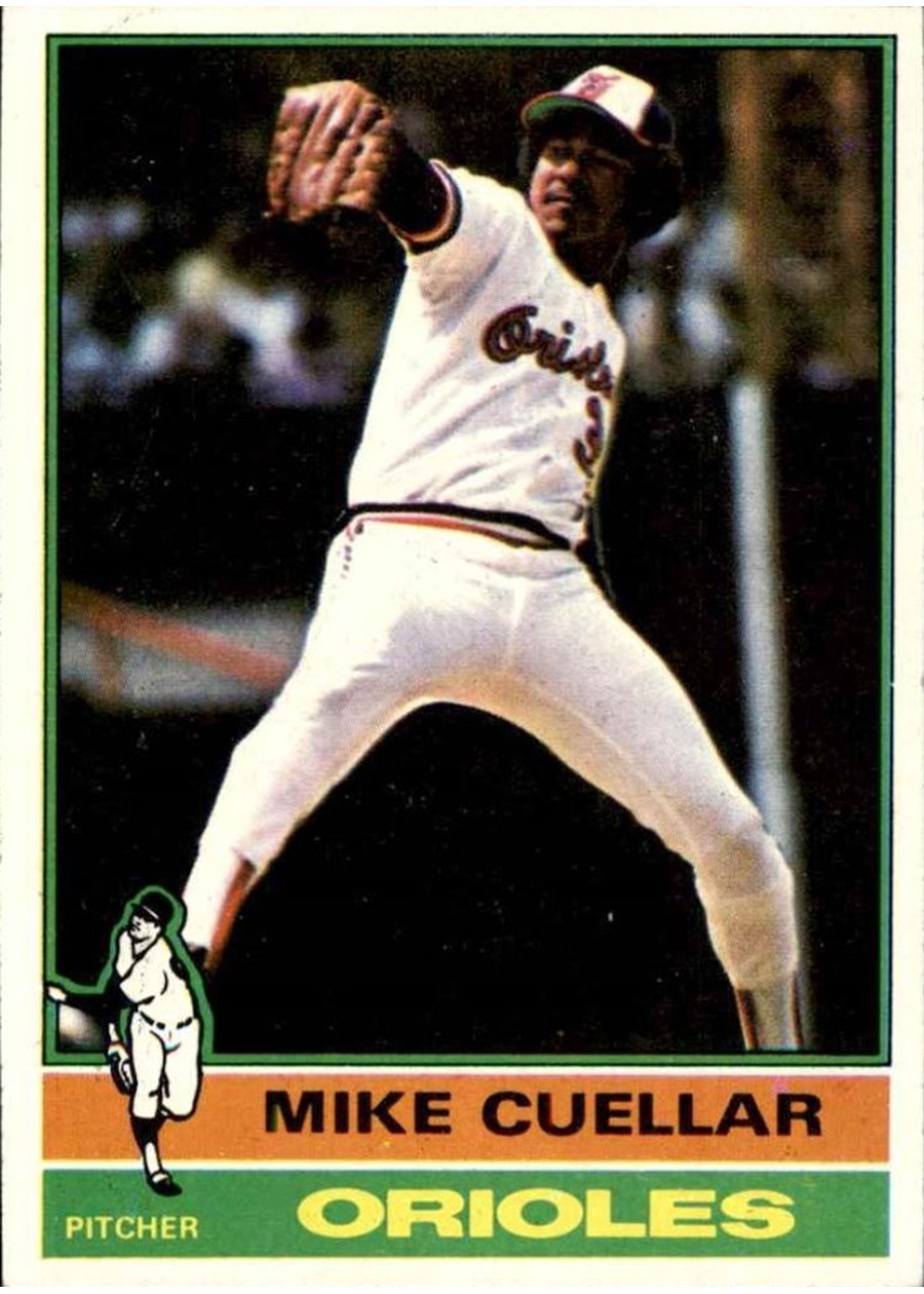1976 Topps #285 Mike Cuellar, Baltimore Orioles