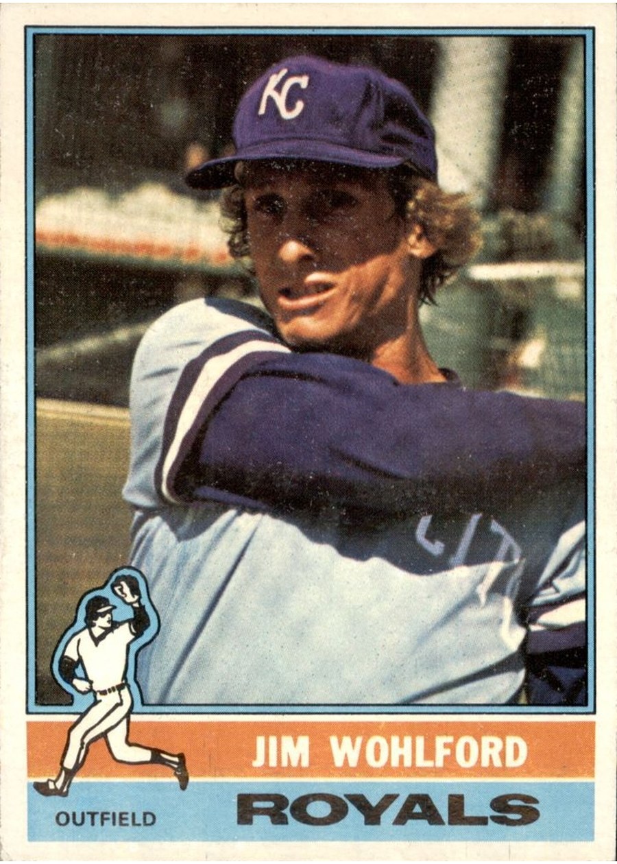1976 Topps #286 Jim Wohlford, Kansas City Royals