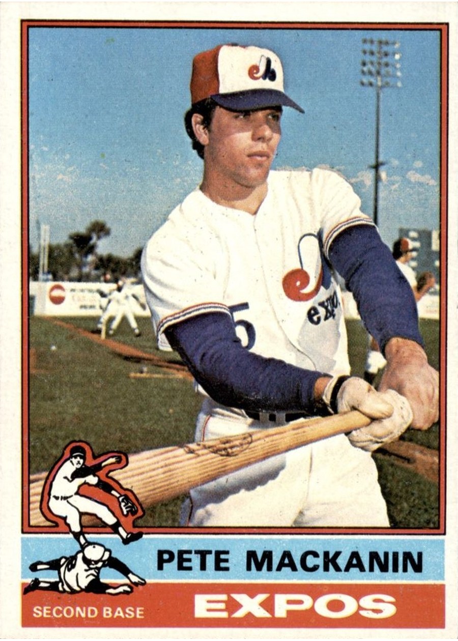 1976 Topps #287 Pete Mackanin, Montreal Expos