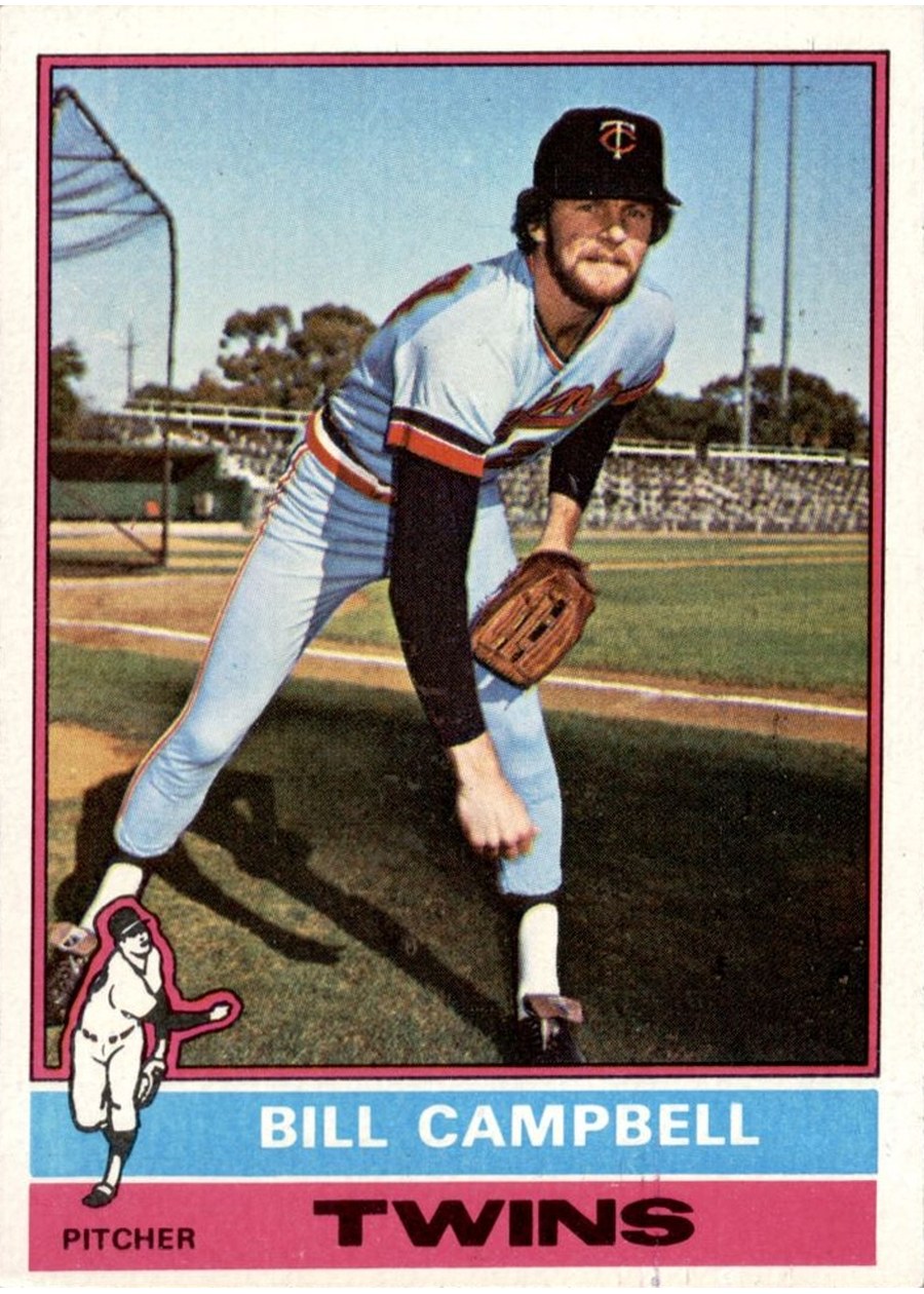 1976 Topps #288 Bill Campbell, Minnesota Twins