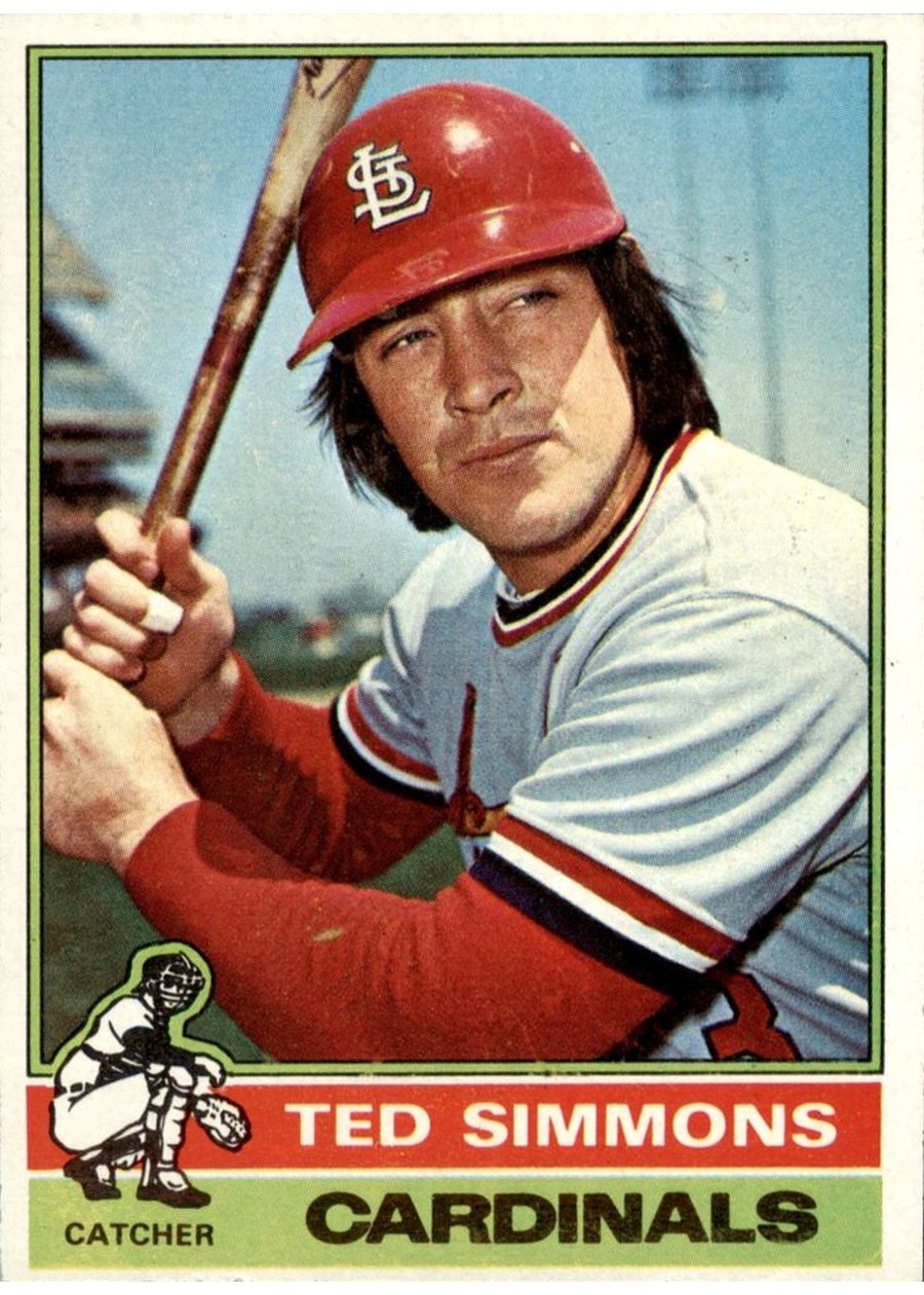 1976 Topps #290 Ted Simmons, St. Louis Cardinals