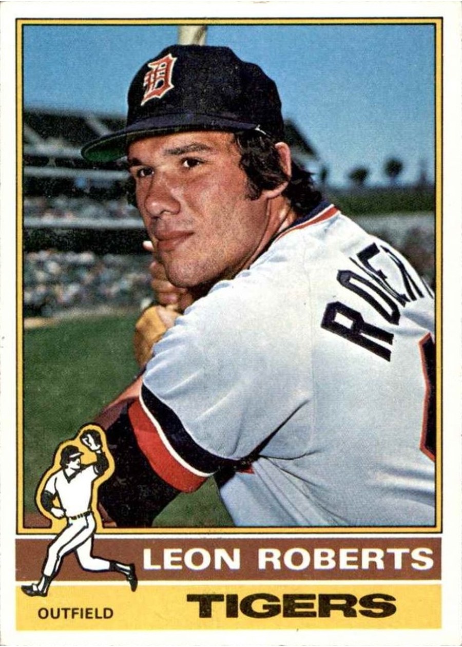 1976 Topps #292 Leon Roberts, Detroit Tigers