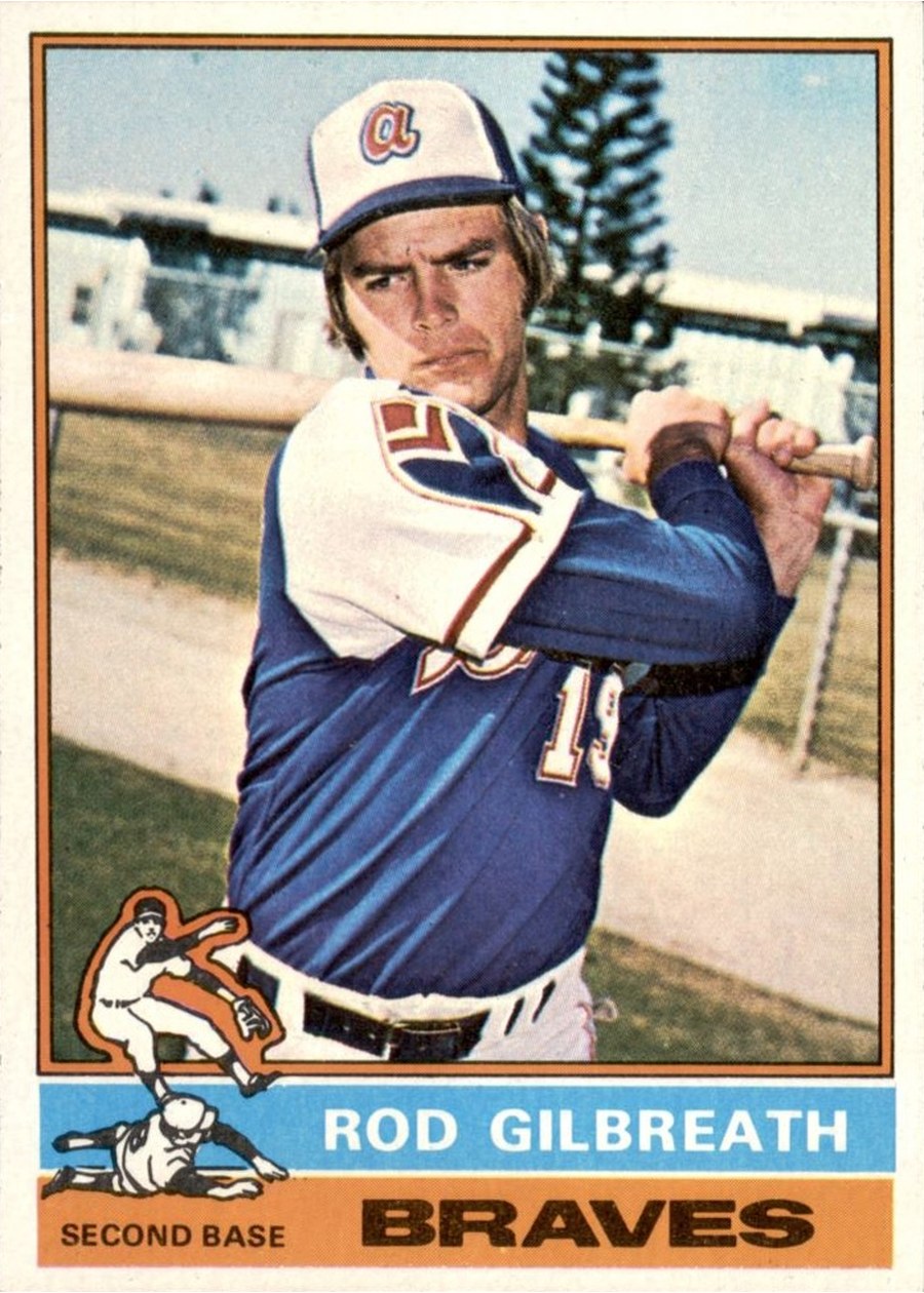 1976 Topps #306 Rod Gilbreath, Atlanta Braves