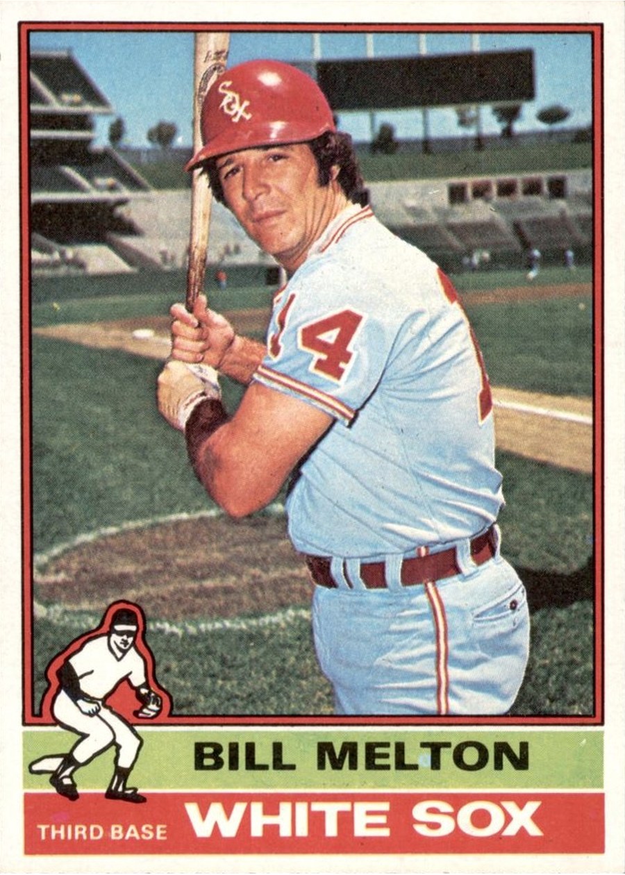 1976 Topps #309 Bill Melton, Chicago White Sox