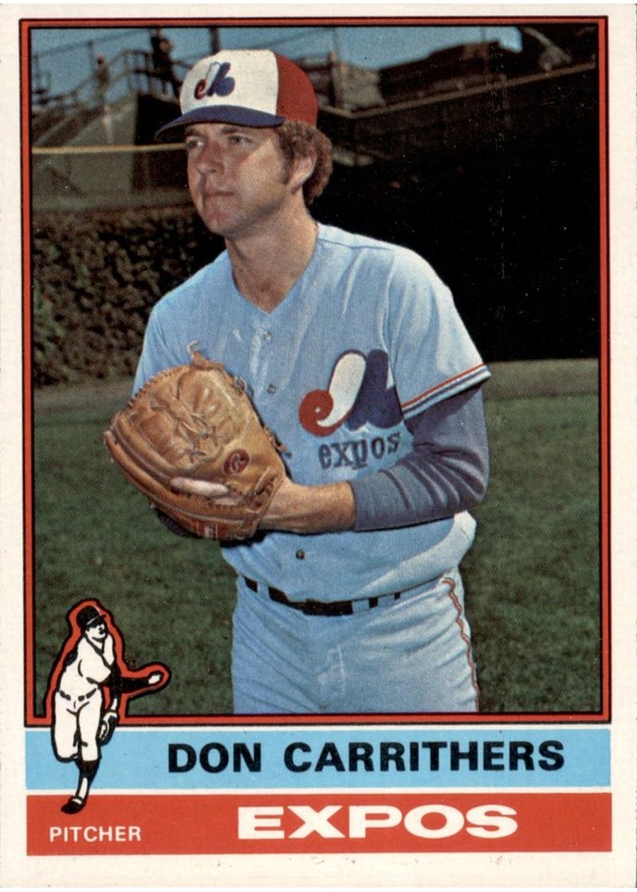 1976 Topps #312 Don Carrithers, Montreal Expos