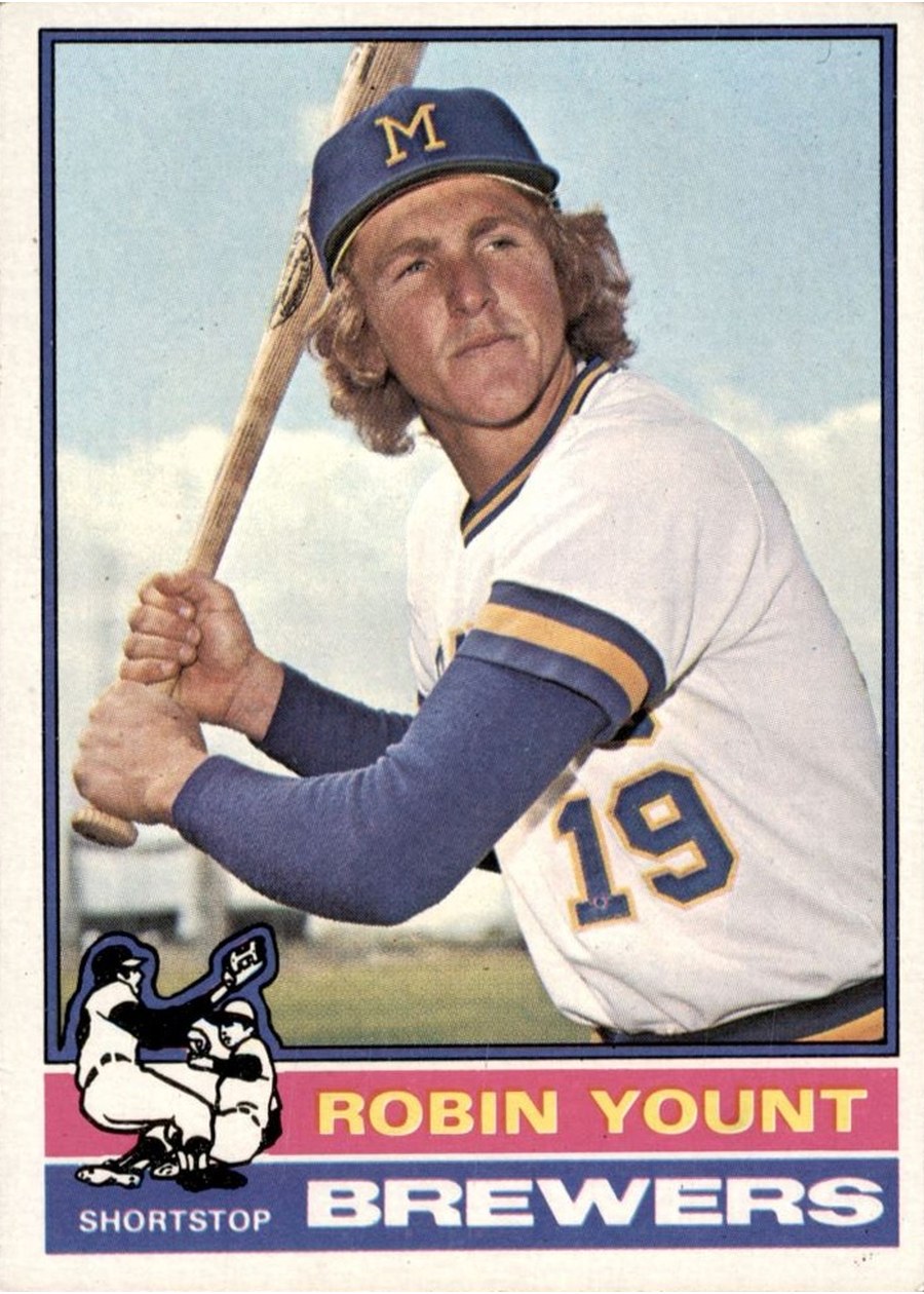 1976 Topps #316 Robin Yount, Milwaukee Brewers