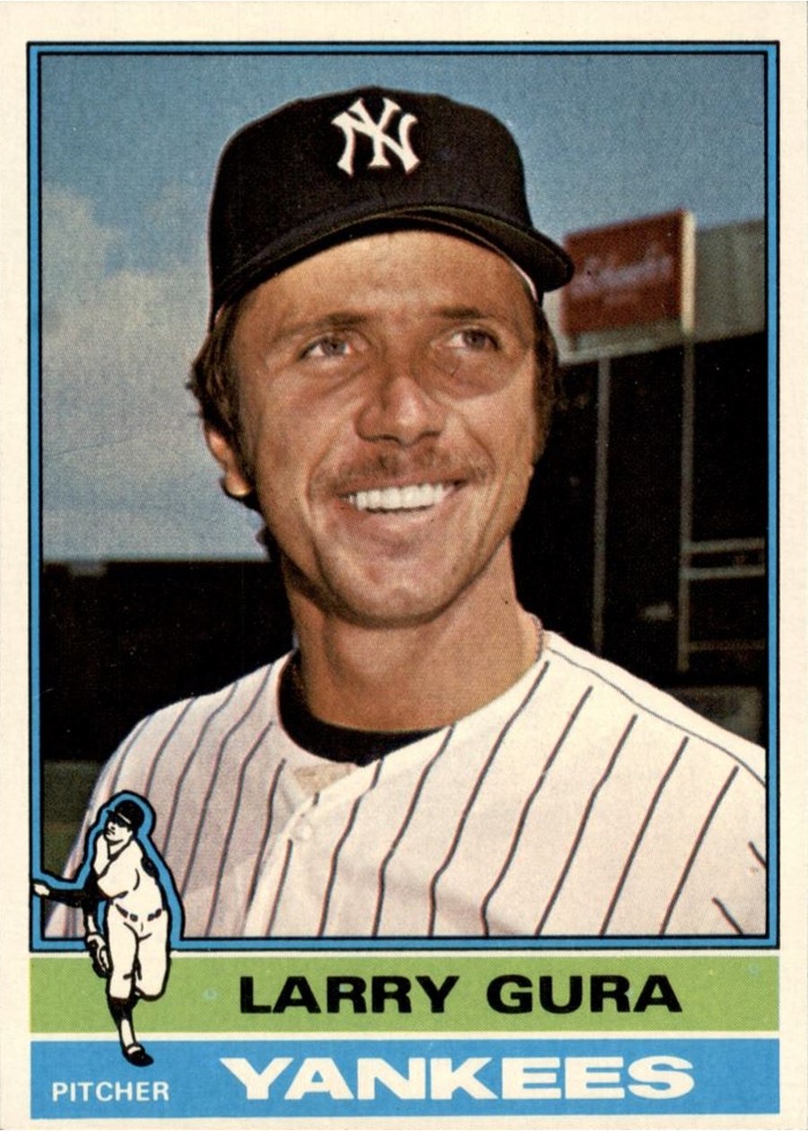 1976 Topps #319 Larry Gura, New York Yankees