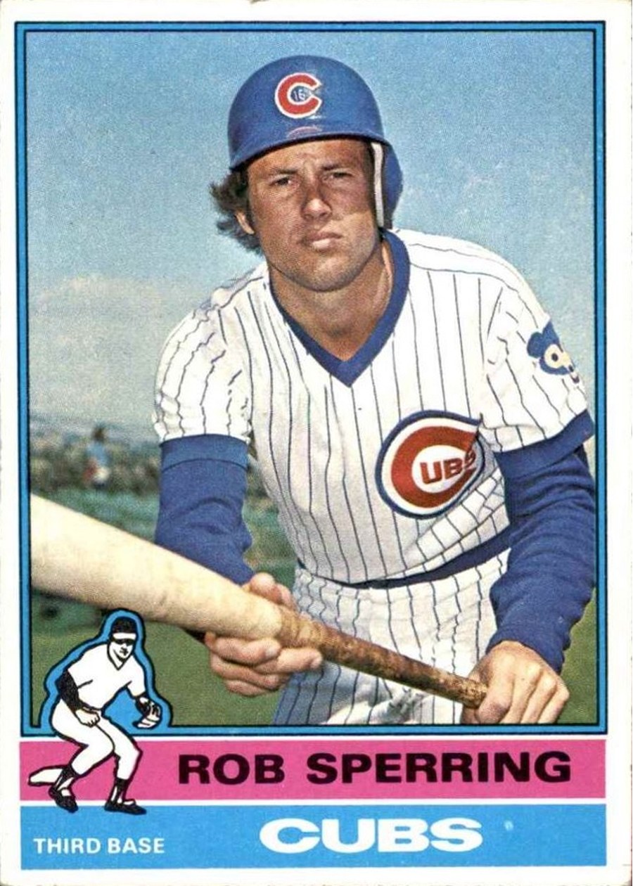 1976 Topps #323 Rob Sperring, Chicago Cubs