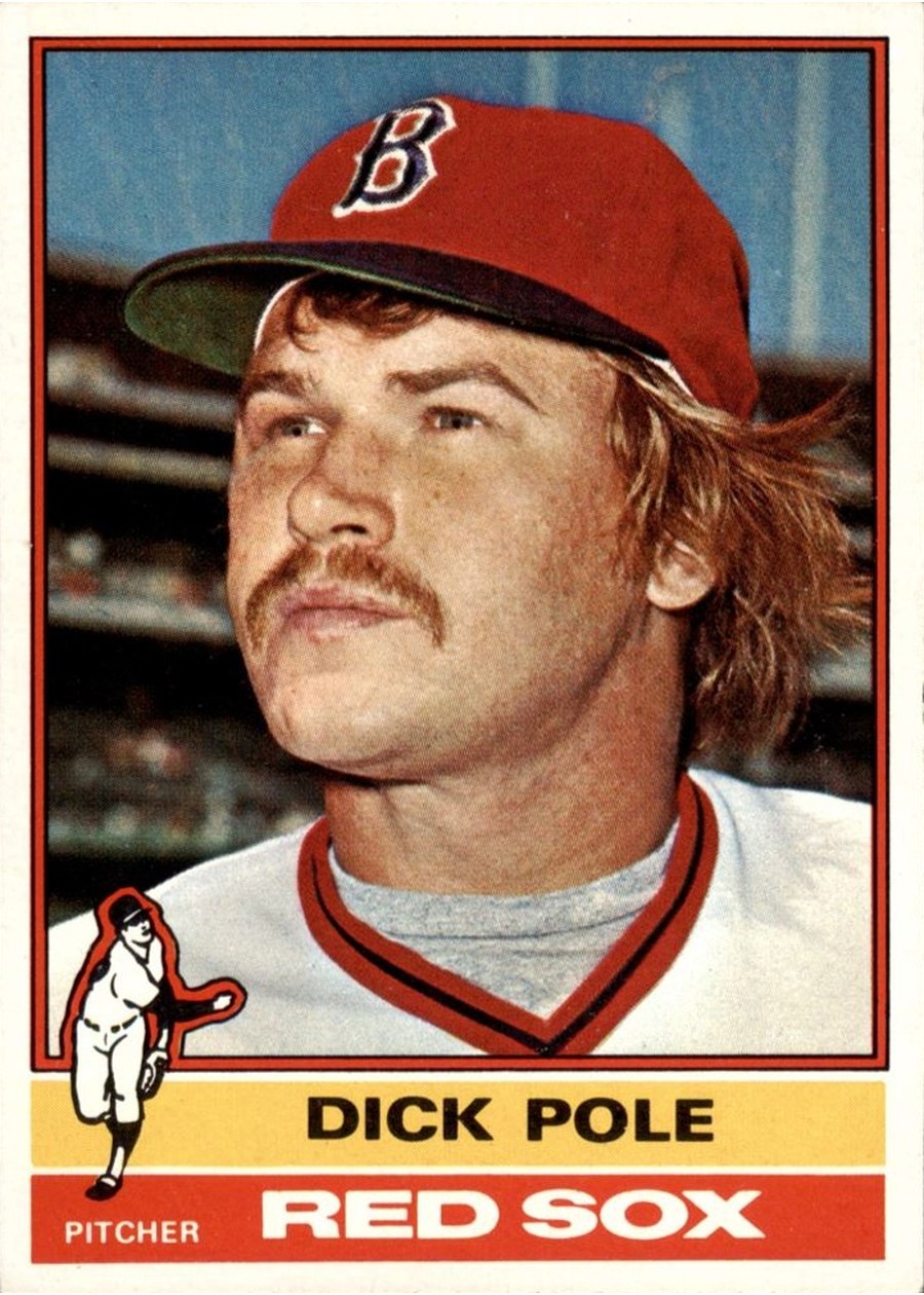1976 Topps #326 Dick Pole, Boston Red Sox