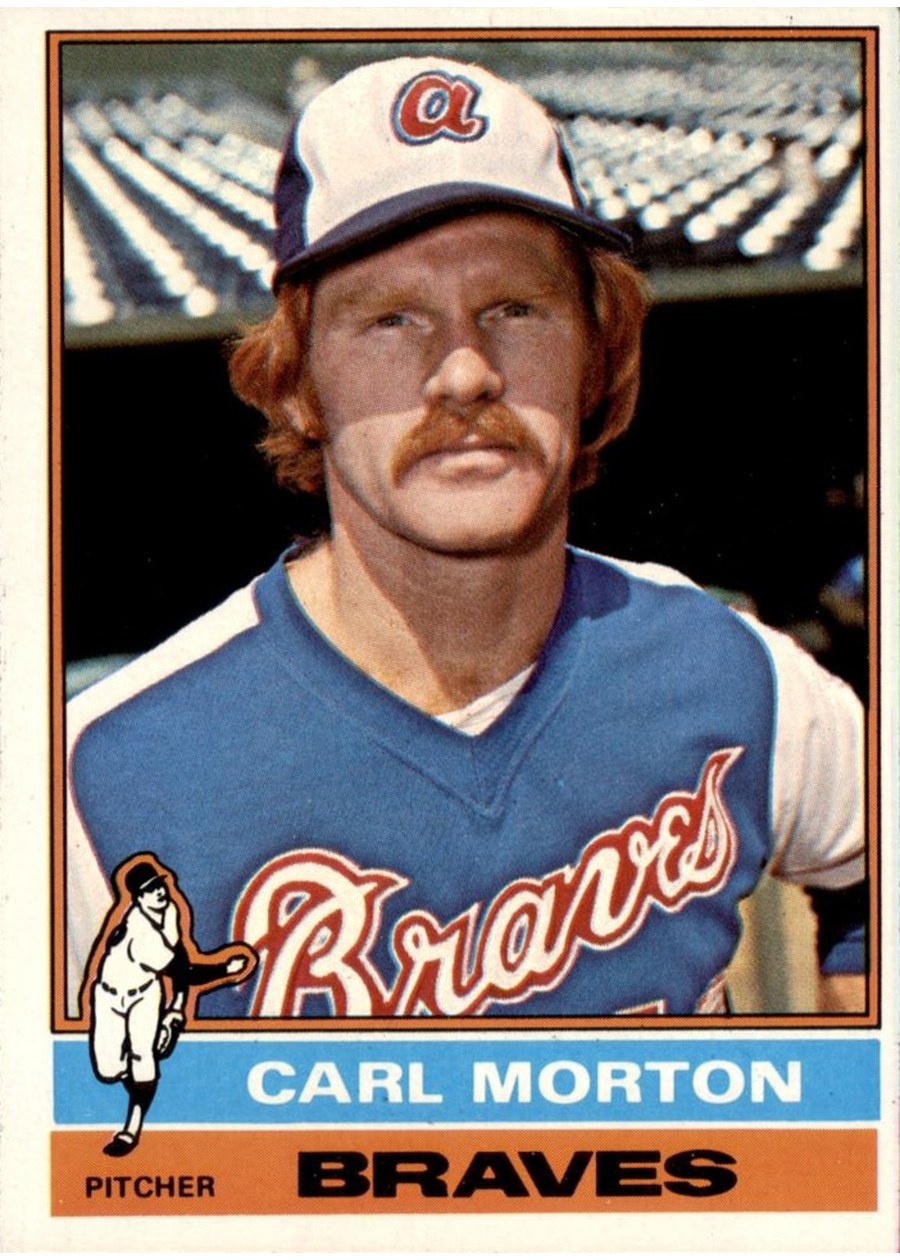 1976 Topps #328 Carl Morton, Atlanta Braves