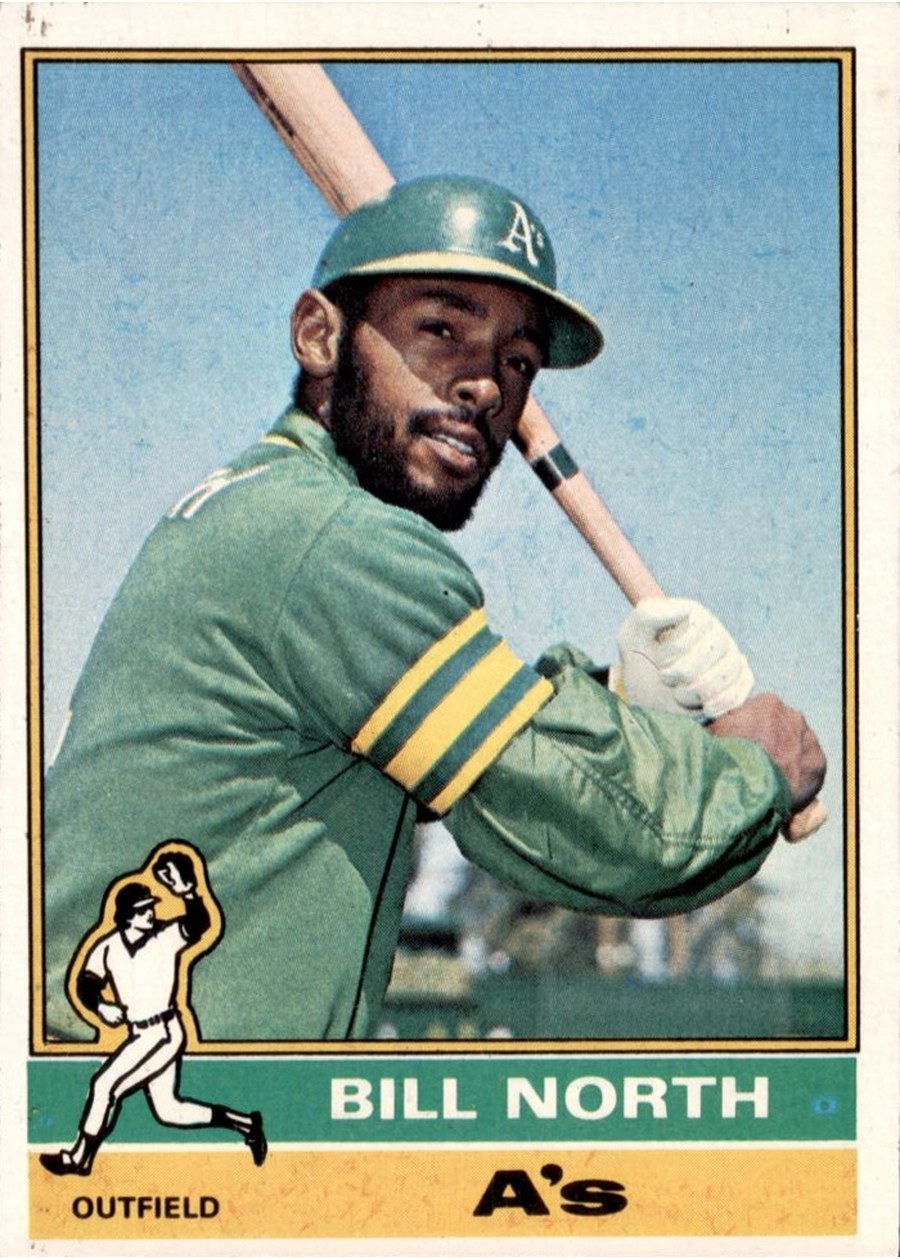 1976 Topps #33 Bill North, Oakland Athletics