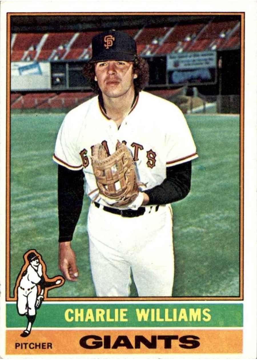 1976 Topps #332 Charlie Williams, San Francisco Giants