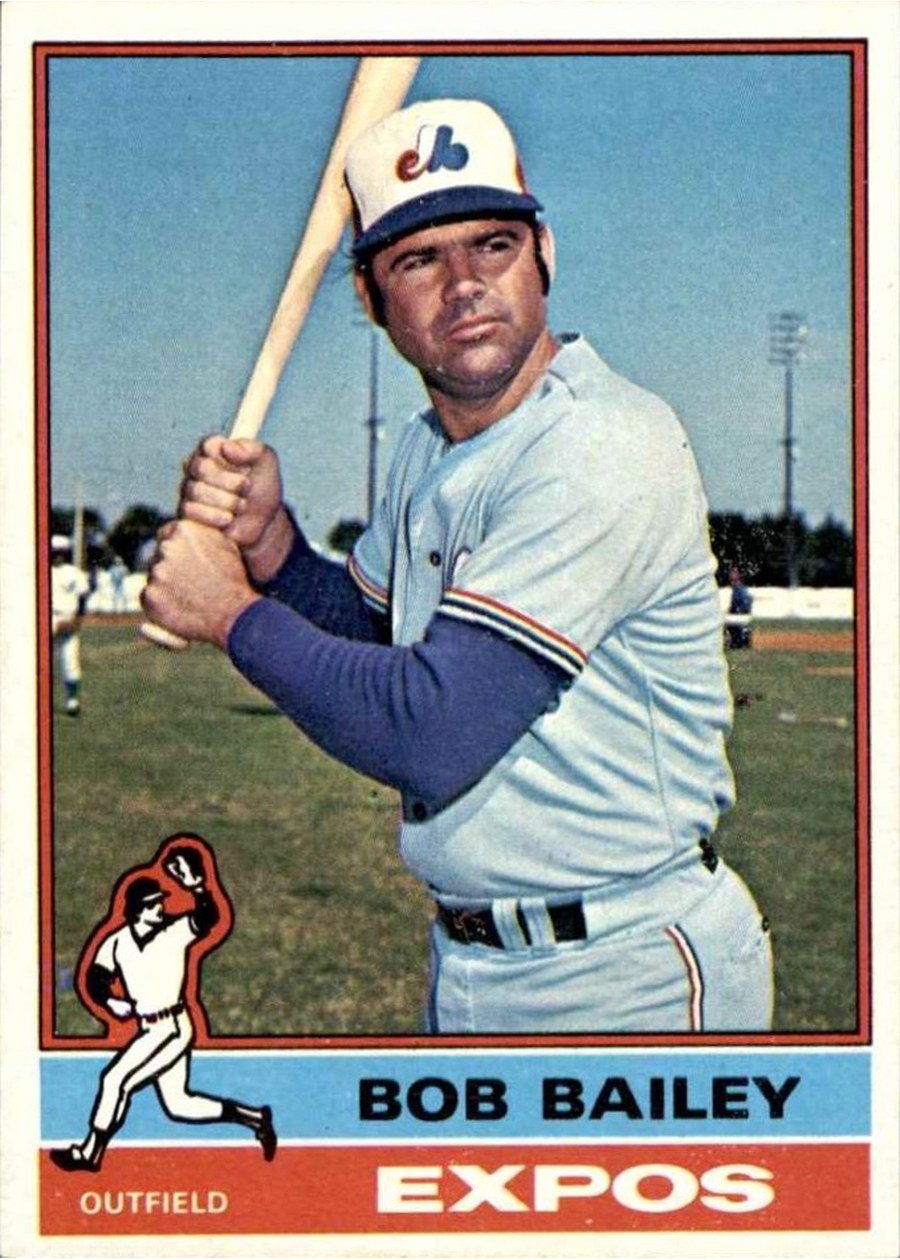 1976 Topps #338 Bob Bailey, Montreal Expos