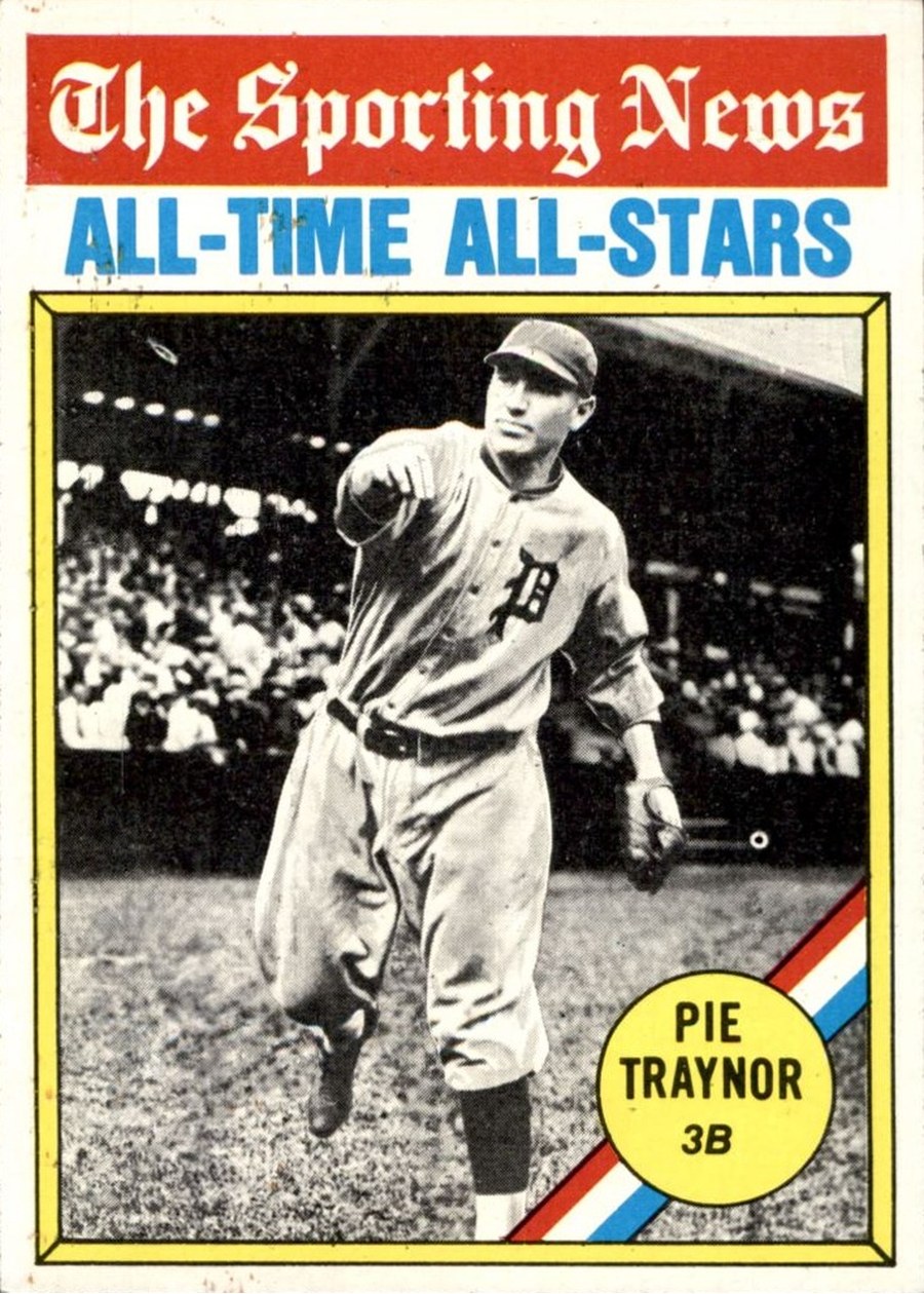 1976 Topps #343 Pie Traynor, Pittsburgh Pirates
