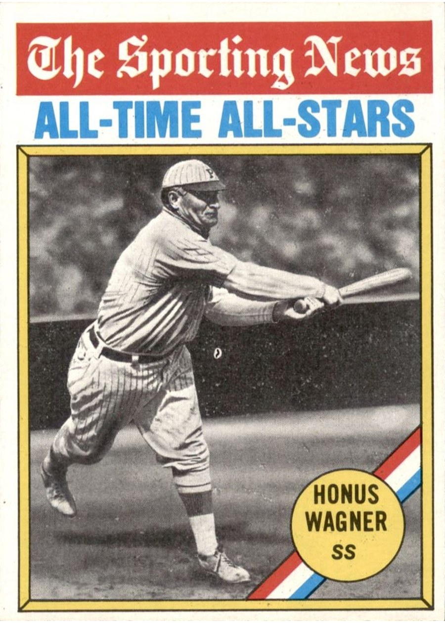 1976 Topps #344 Honus Wagner, Pittsburgh Pirates