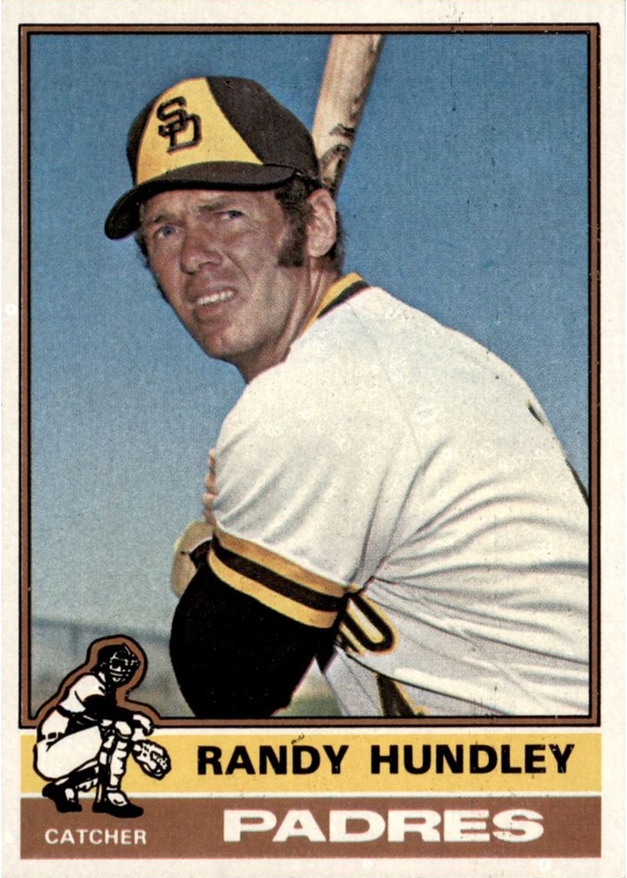 1976 Topps #351 Randy Hundley, San Diego Padres