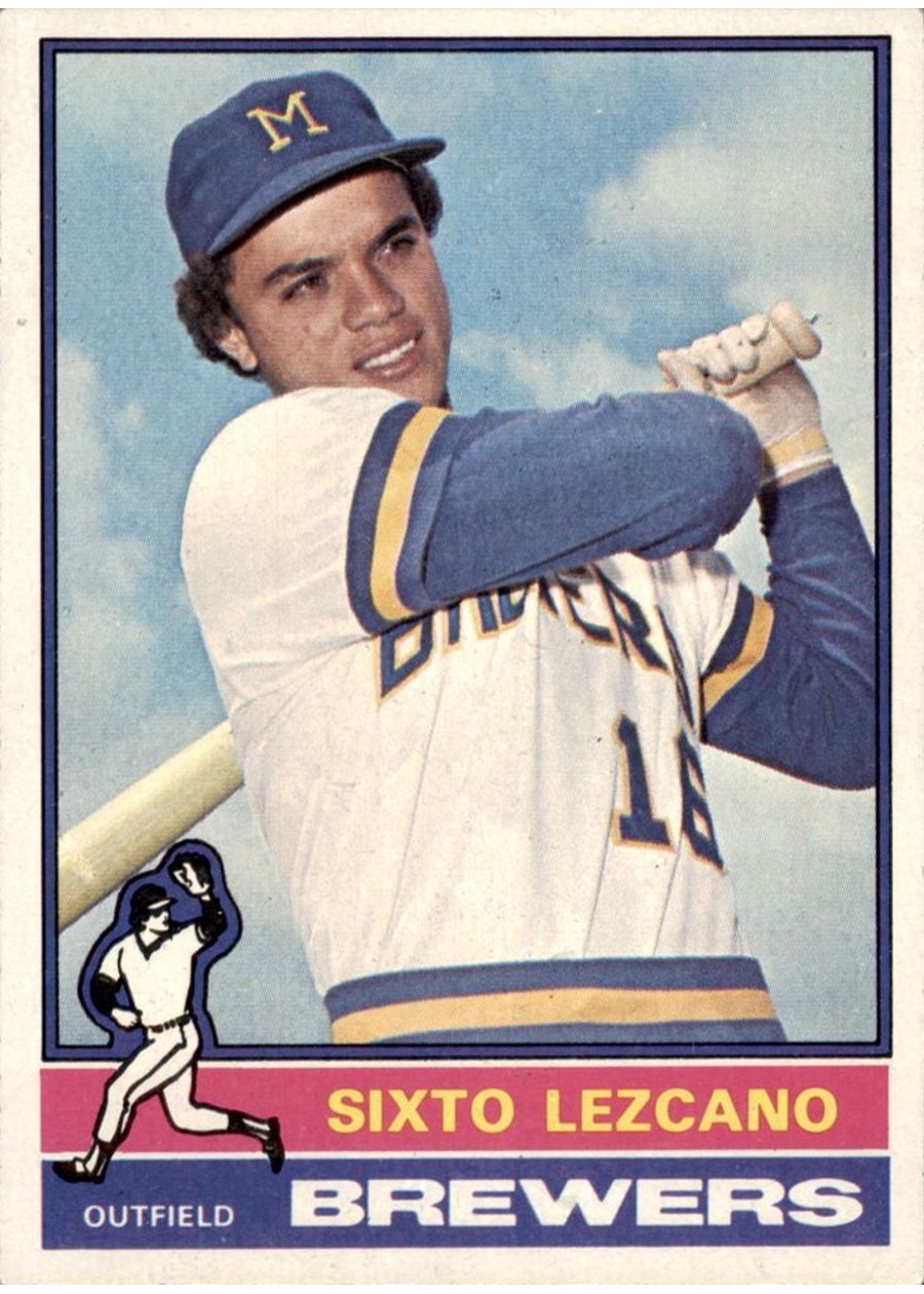 1976 Topps #353 Sixto Lezcano, Milwaukee Brewers