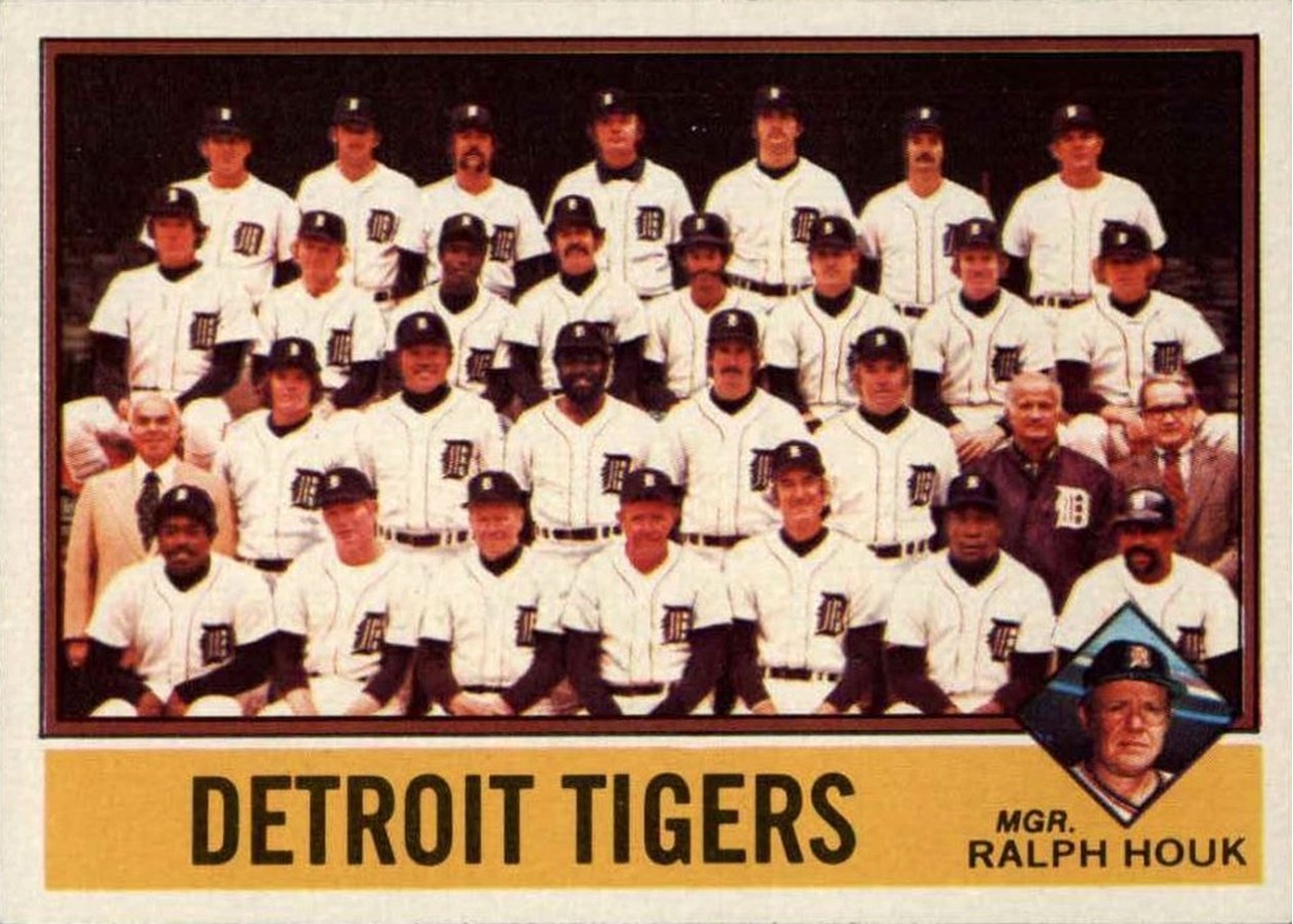 1976 Topps #361 Detroit Tigers Team