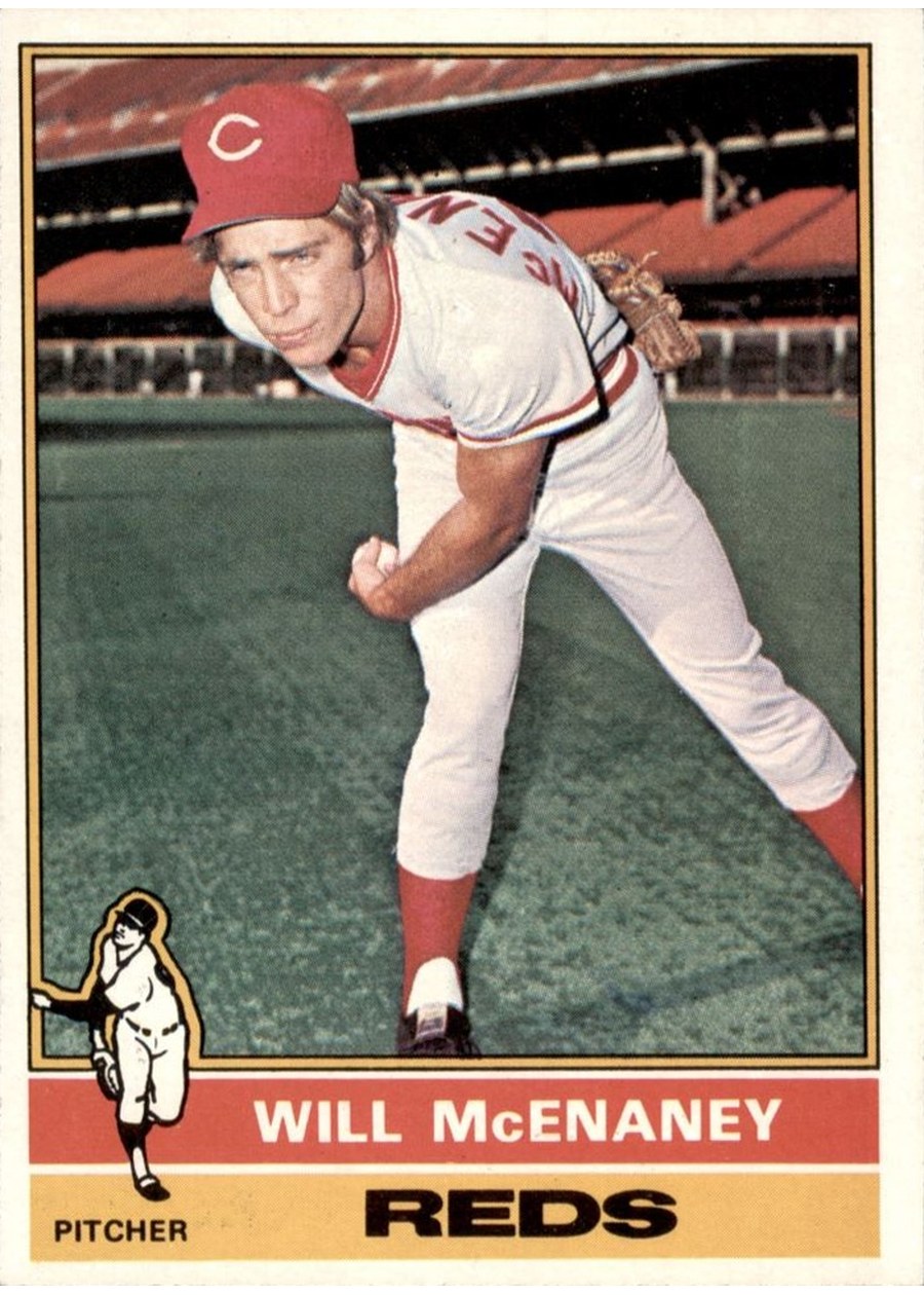 1976 Topps #362 Will McEnaney, Cincinnati Reds