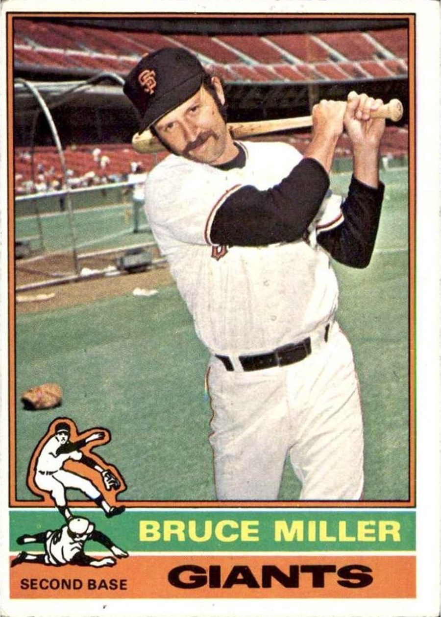 1976 Topps #367 Bruce Miller, San Francisco Giants
