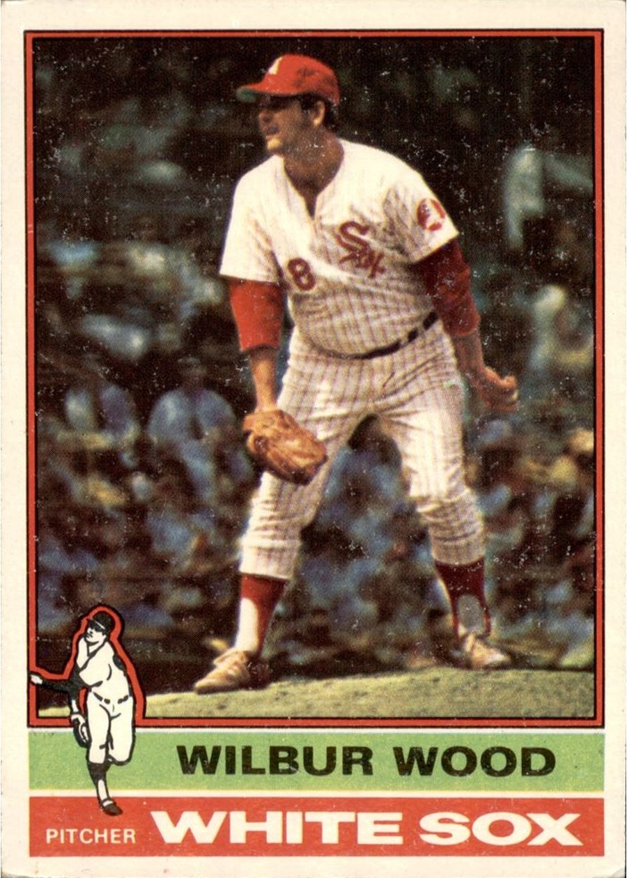 1976 Topps #368 Wilbur Wood, Chicago White Sox