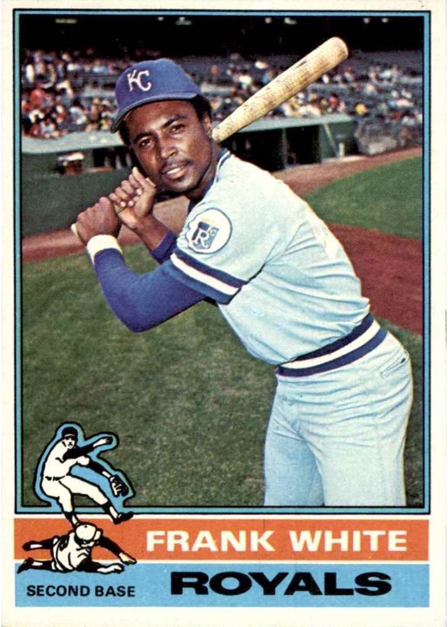 1976 Topps #369 Frank White, Kansas City Royals
