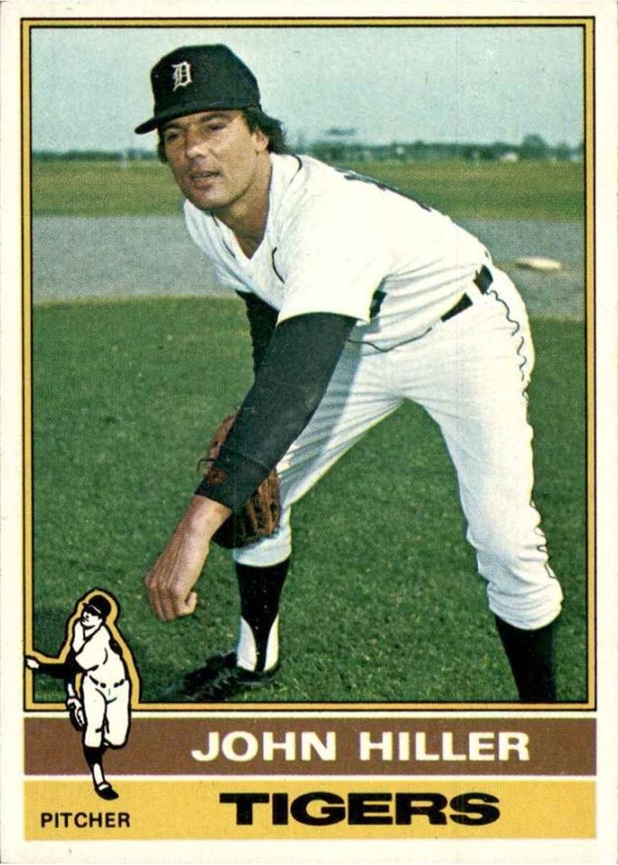 1976 Topps #37 John Hiller, Detroit Tigers