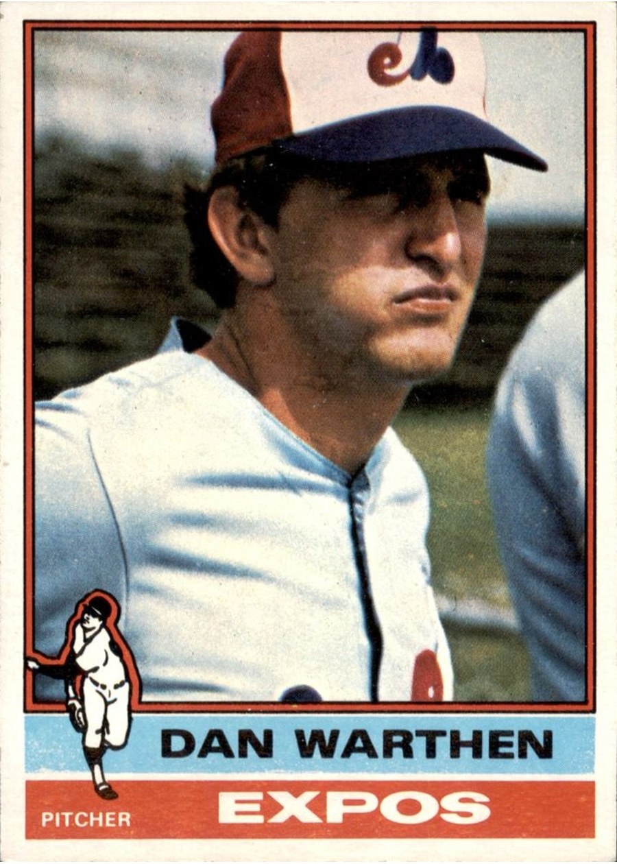 1976 Topps #374 Dan Warthen, Montreal Expos
