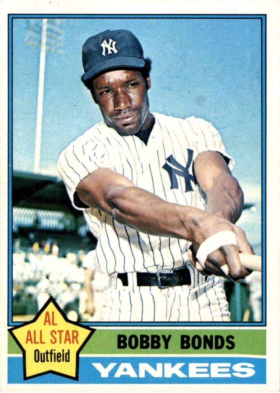 1976 Topps #380 Bobby Bonds, New York Yankees