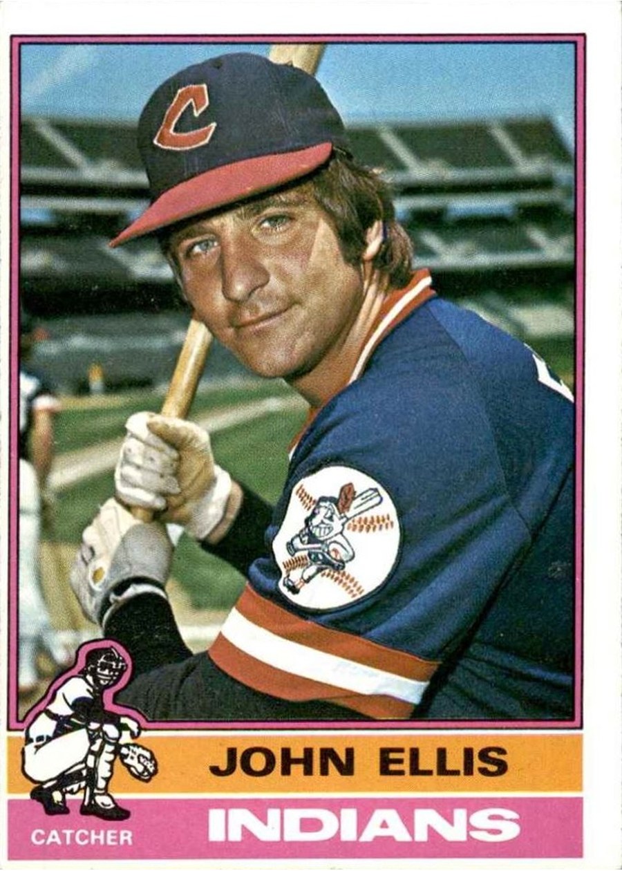 1976 Topps #383 John Ellis, Cleveland Indians