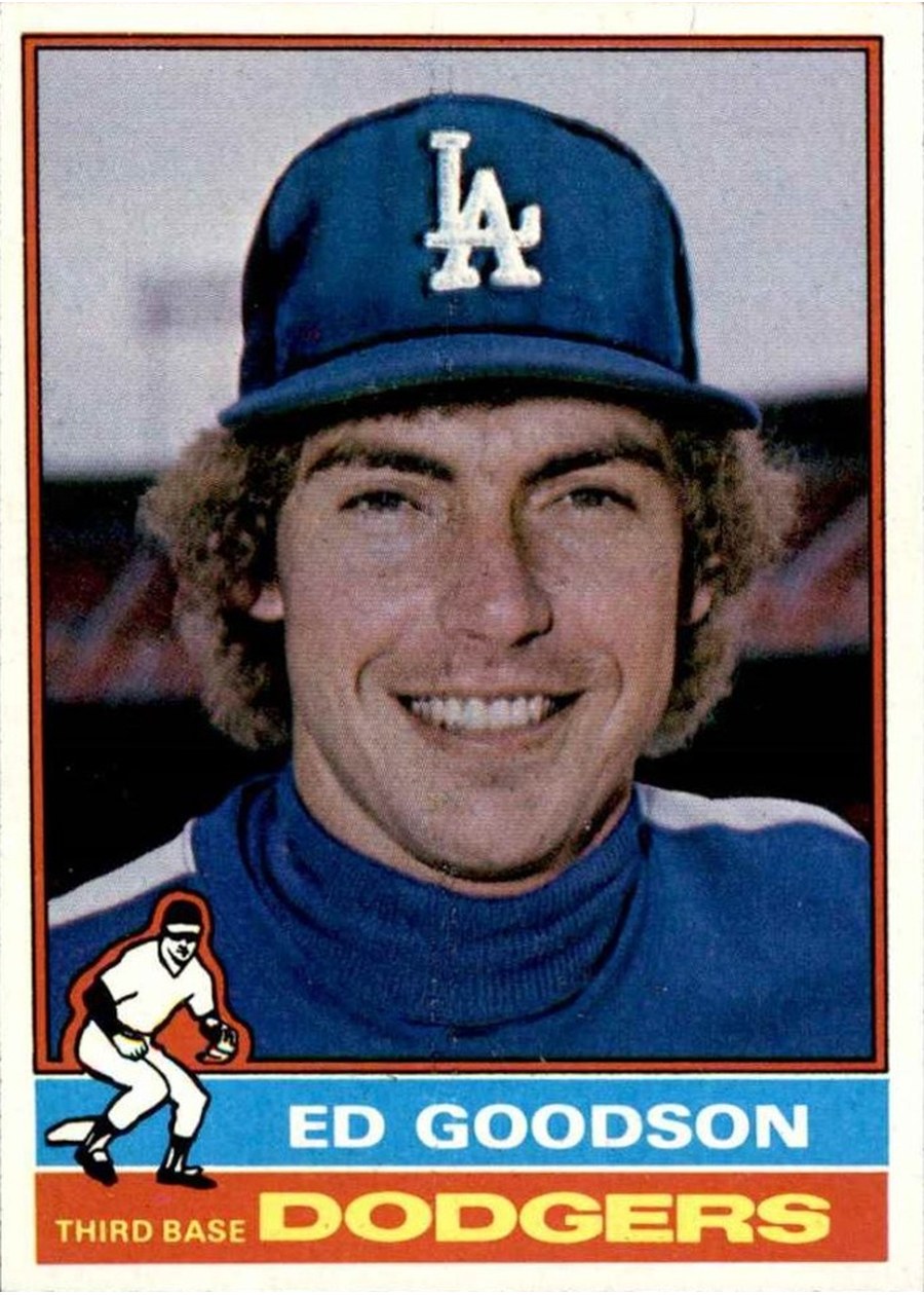1976 Topps #386 Ed Goodson, Los Angeles Dodgers