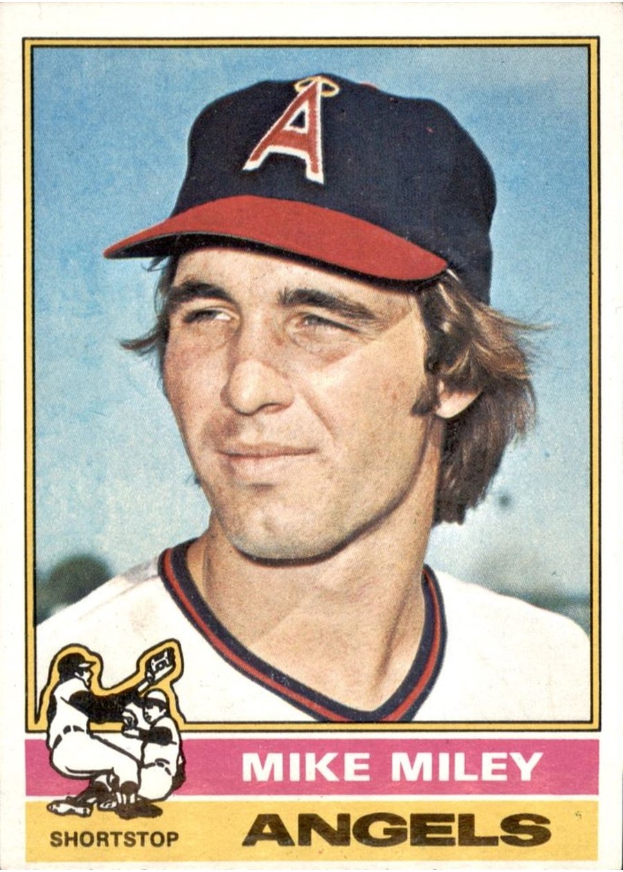 1976 Topps #387 Mike Miley, California Angels