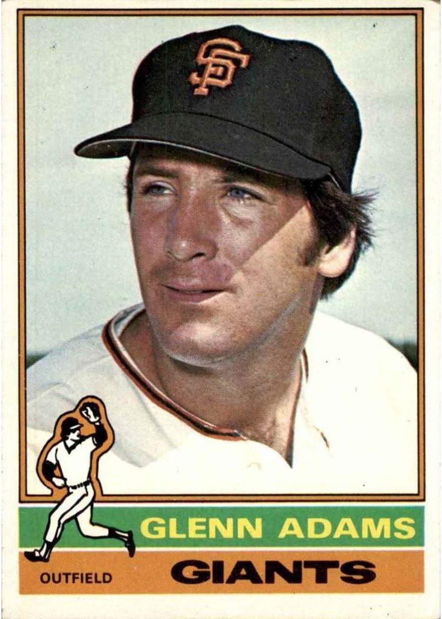 1976 Topps #389 Glenn Adams, San Francisco Giants