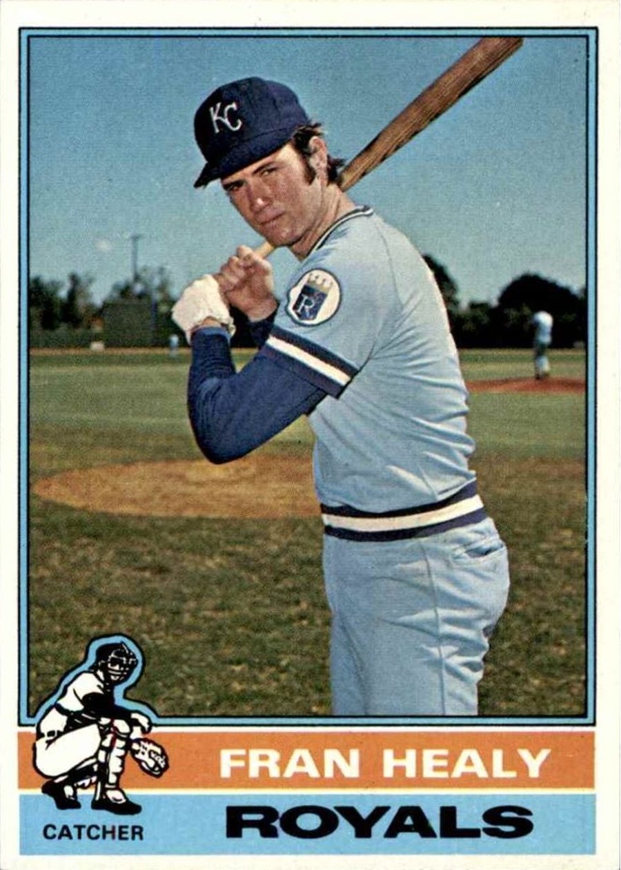 1976 Topps #394 Fran Healy, Kansas City Royals