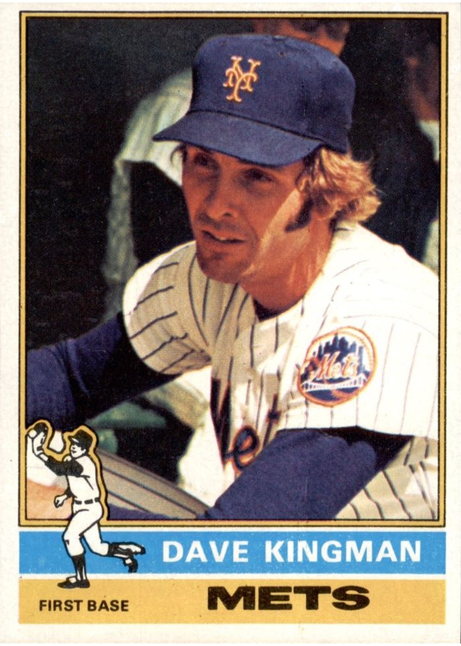 1976 Topps #40 Dave Kingman, New York Mets