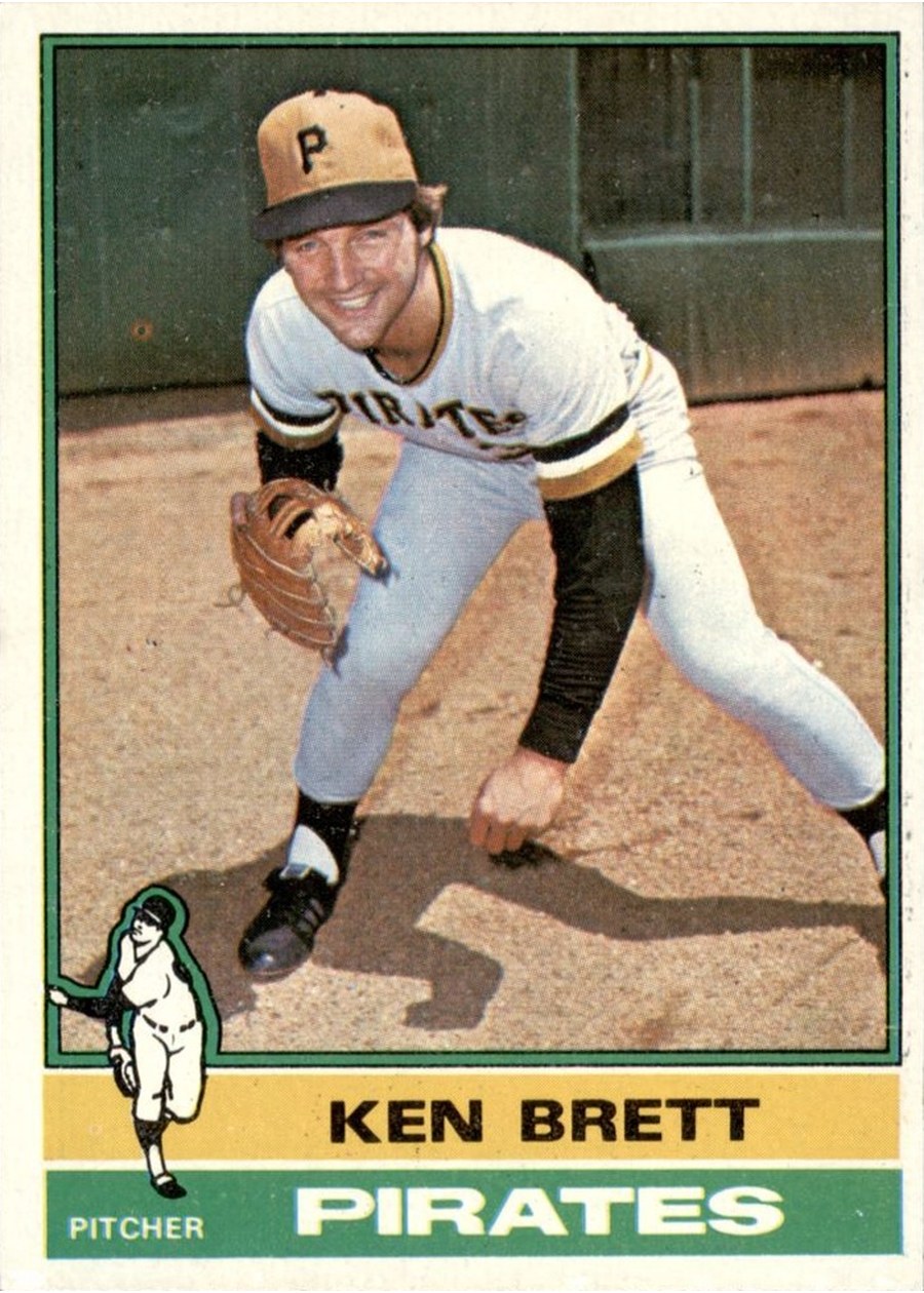 1976 Topps #401 Ken Brett, Pittsburgh Pirates
