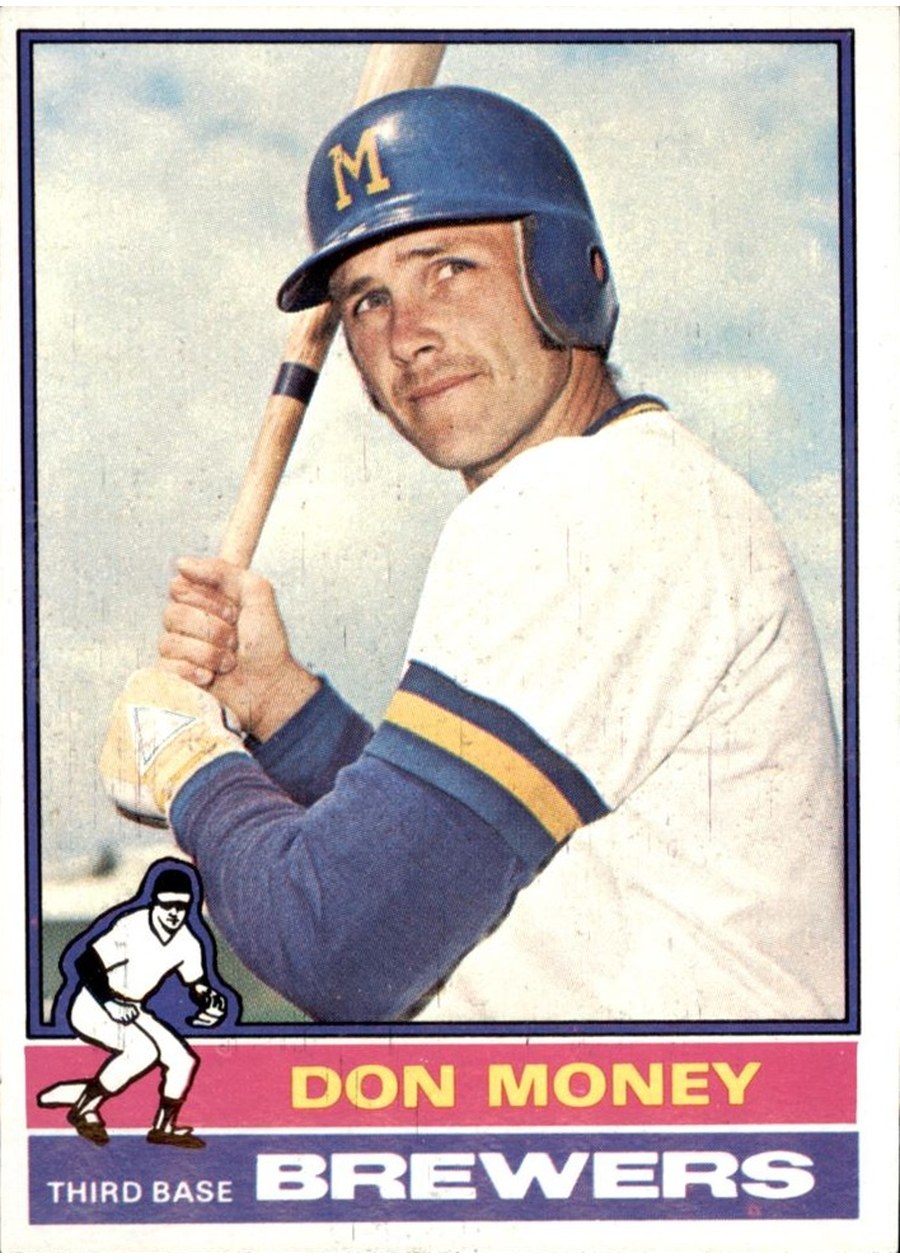 1976 Topps #402 Don Money, Milwaukee Brewers