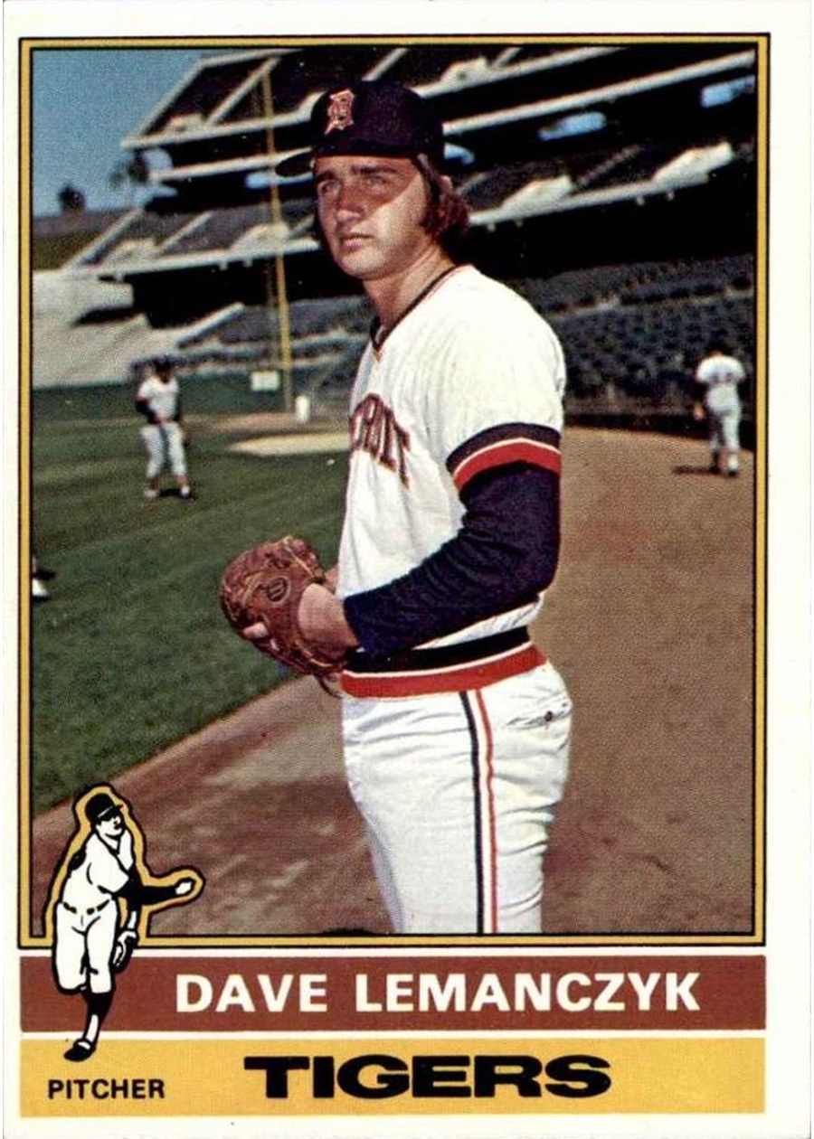 1976 Topps #409 Dave Lemanczyk, Detroit Tigers