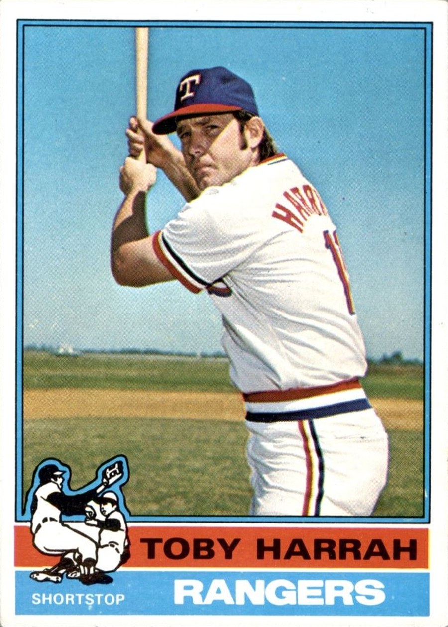 1976 Topps #412 Toby Harrah, Texas Rangers