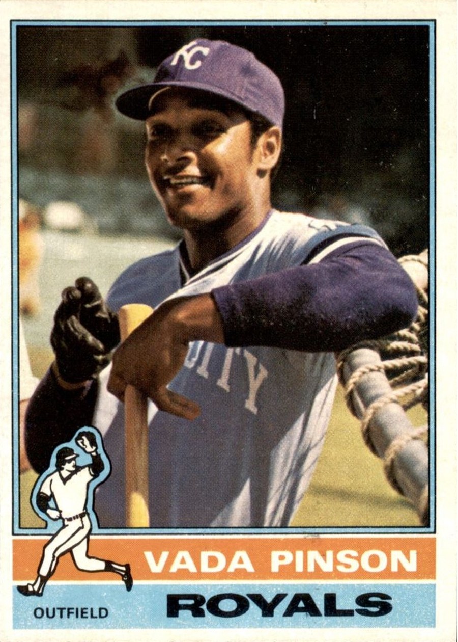 1976 Topps #415 Vada Pinson, Kansas City Royals