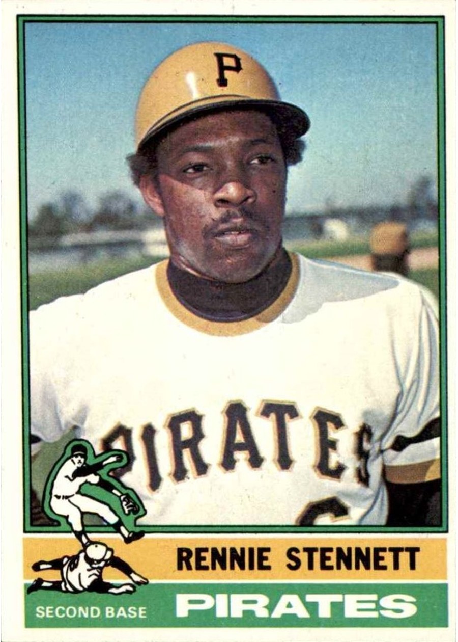 1976 Topps #425 Rennie Stennett, Pittsburgh Pirates