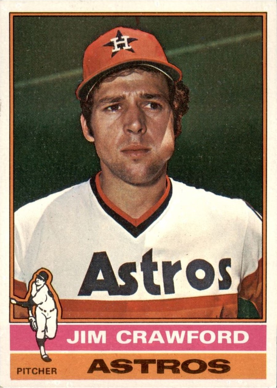 1976 Topps #428 Jim Crawford, Houston Astros