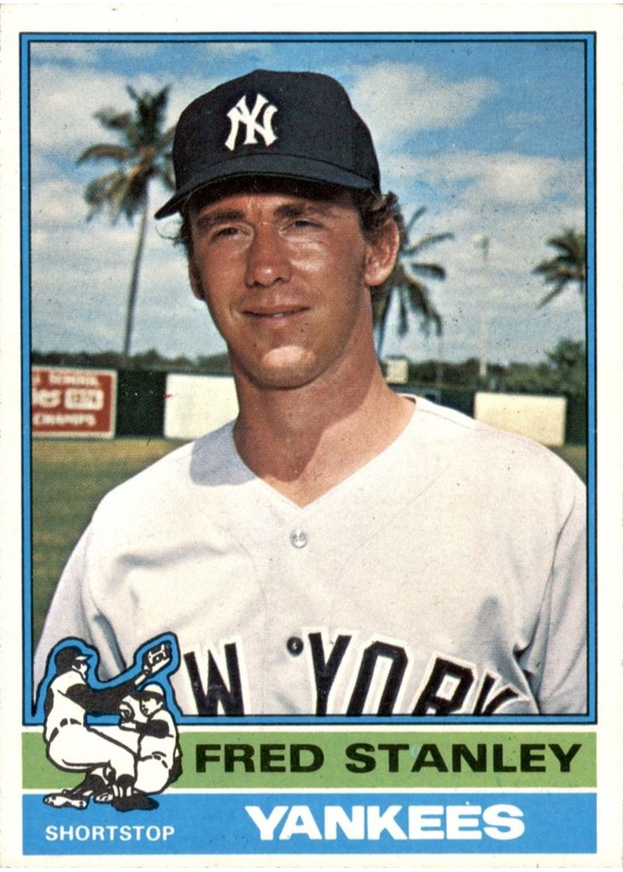 1976 Topps #429 Fred Stanley, New York Yankees