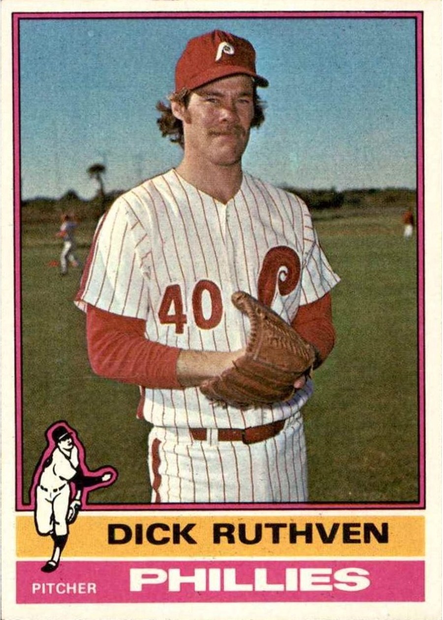1976 Topps #431 Dick Ruthven, Philadelphia Phillies