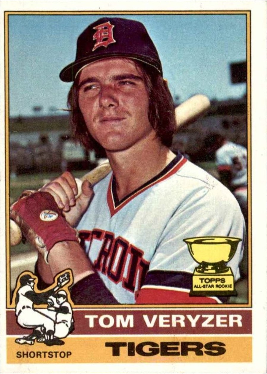 1976 Topps #432 Tom Veryzer, Detroit Tigers