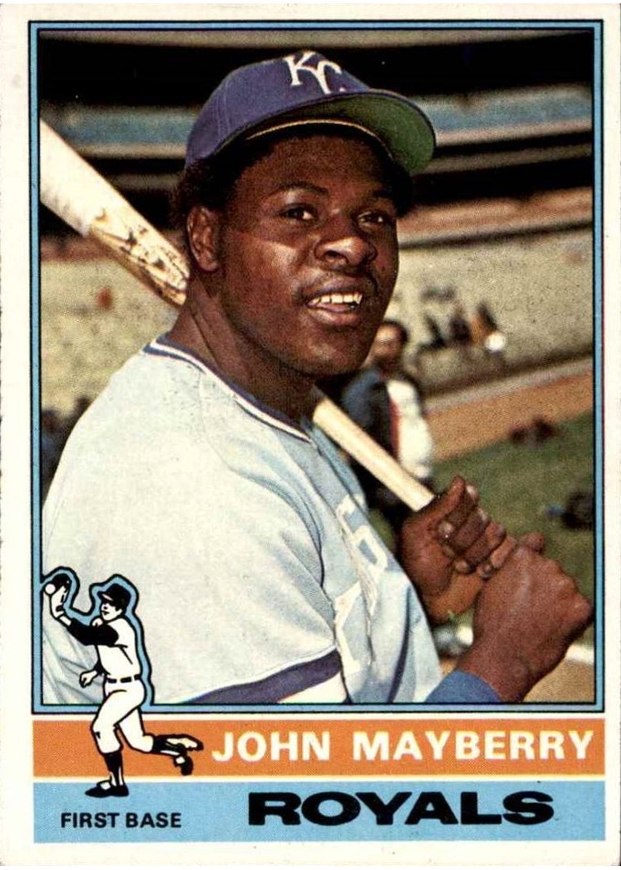 1976 Topps #440 John Mayberry, Kansas City Royals