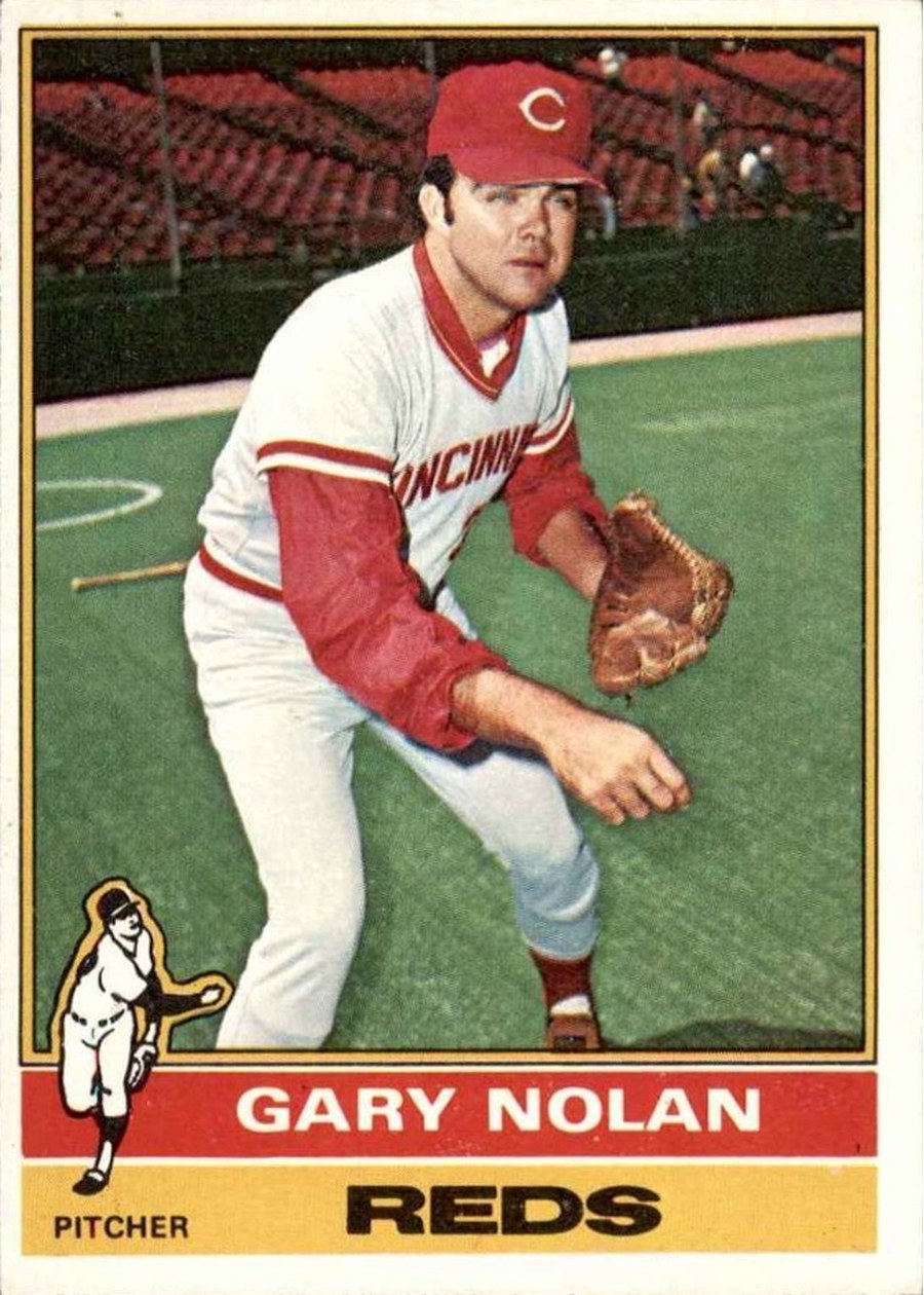 1976 Topps #444 Gary Nolan, Cincinnati Reds