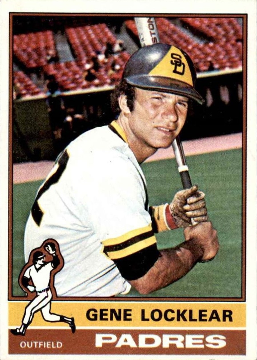 1976 Topps #447 Gene Locklear, San Diego Padres